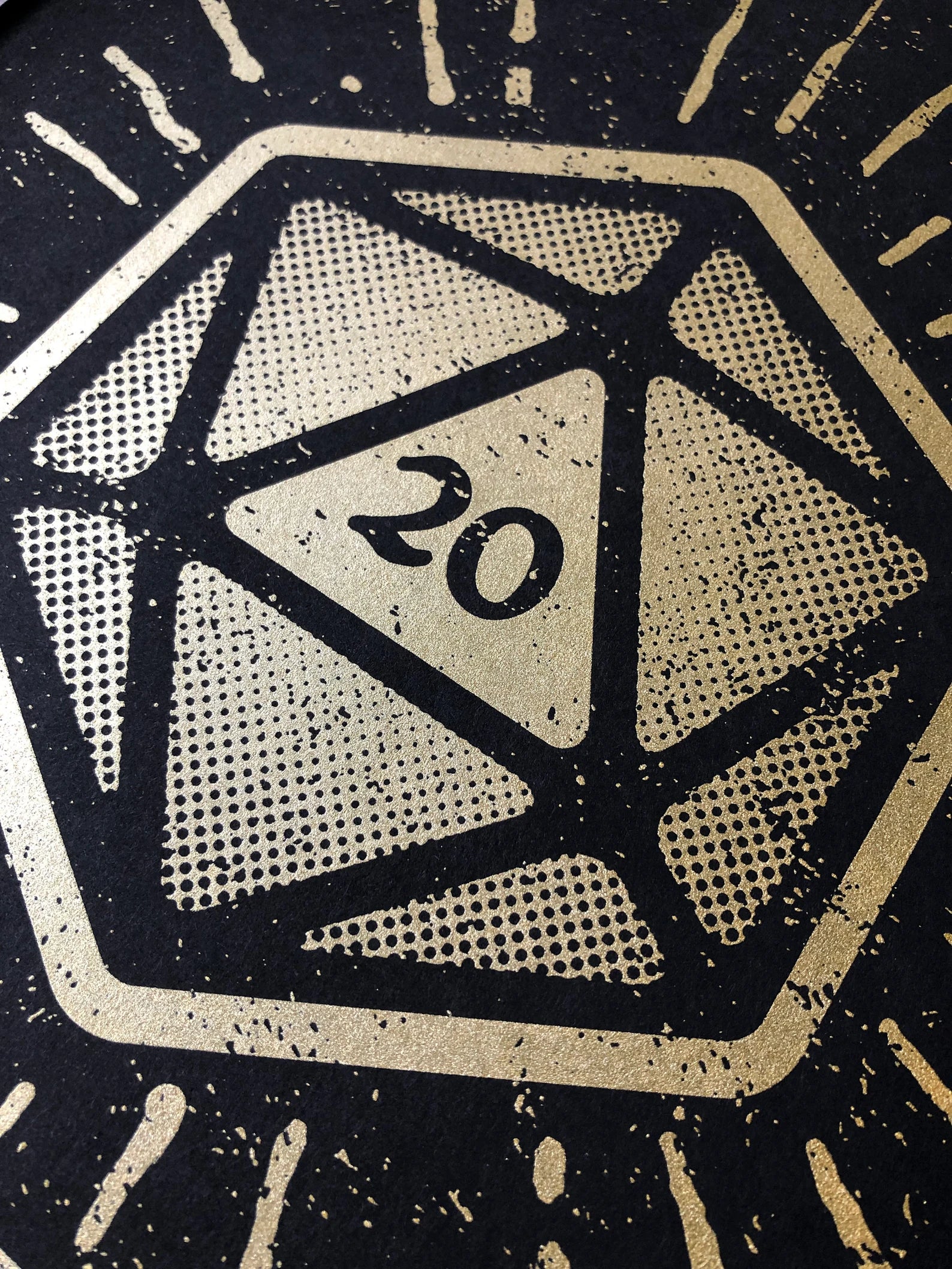 Imprime - D20 Critical hit - Print 11 x 14