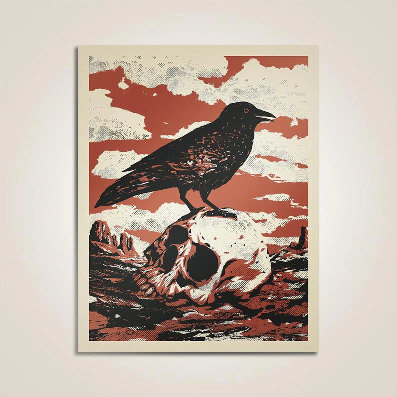 Imprime - Crow Remains - Print 11 x 14