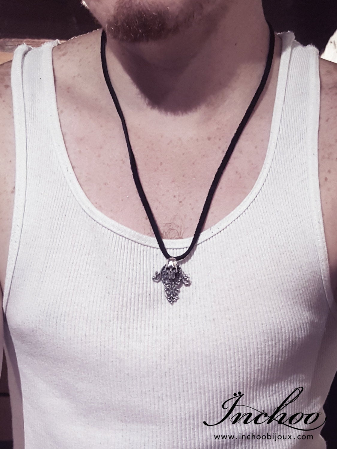 Lace Baroque Skull Pendant - Inchoo Bijoux