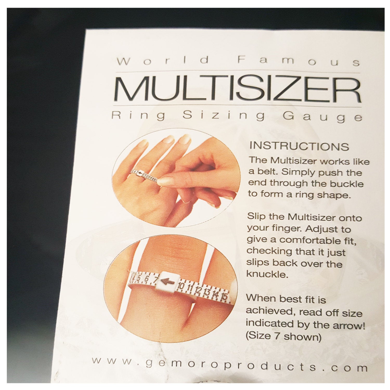 Multi Sizer Ring Sizing Gauge - Inchoo Bijoux