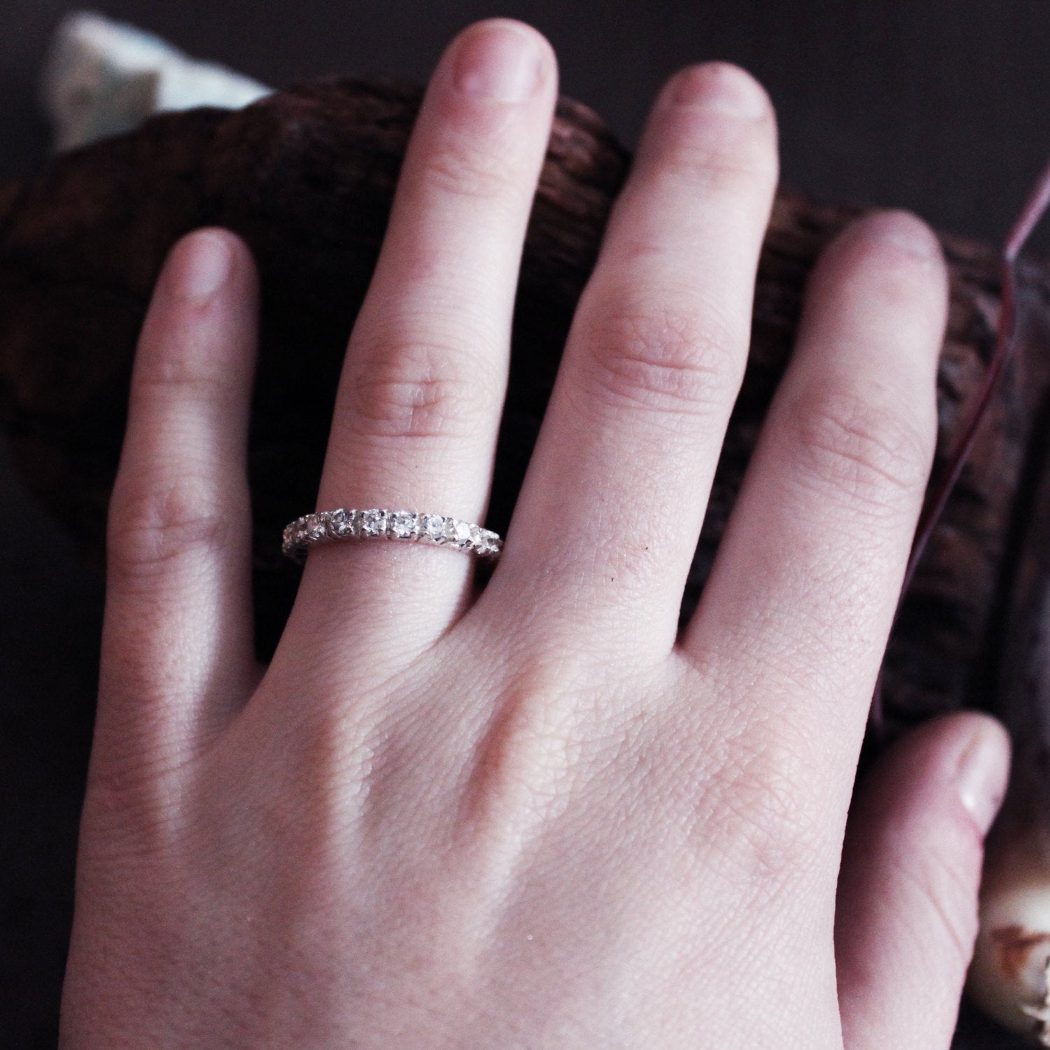 Eternity Wedding Ring 2mm-Ring-Inchoo Bijoux-Inchoo Bijoux