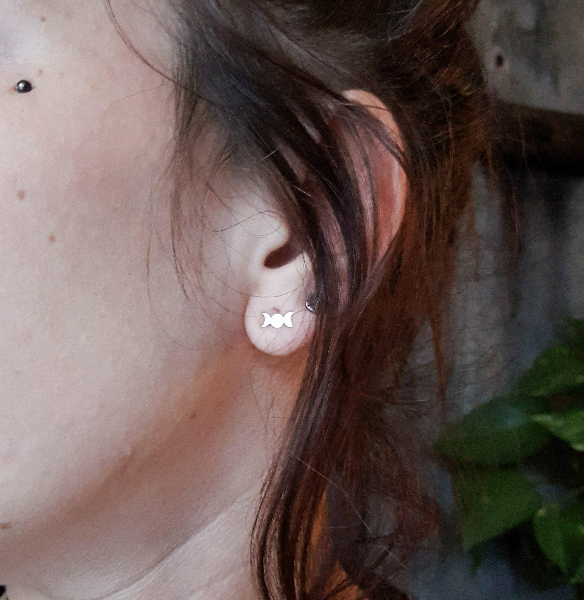 Moon Phase Earrings - Inchoo Bijoux