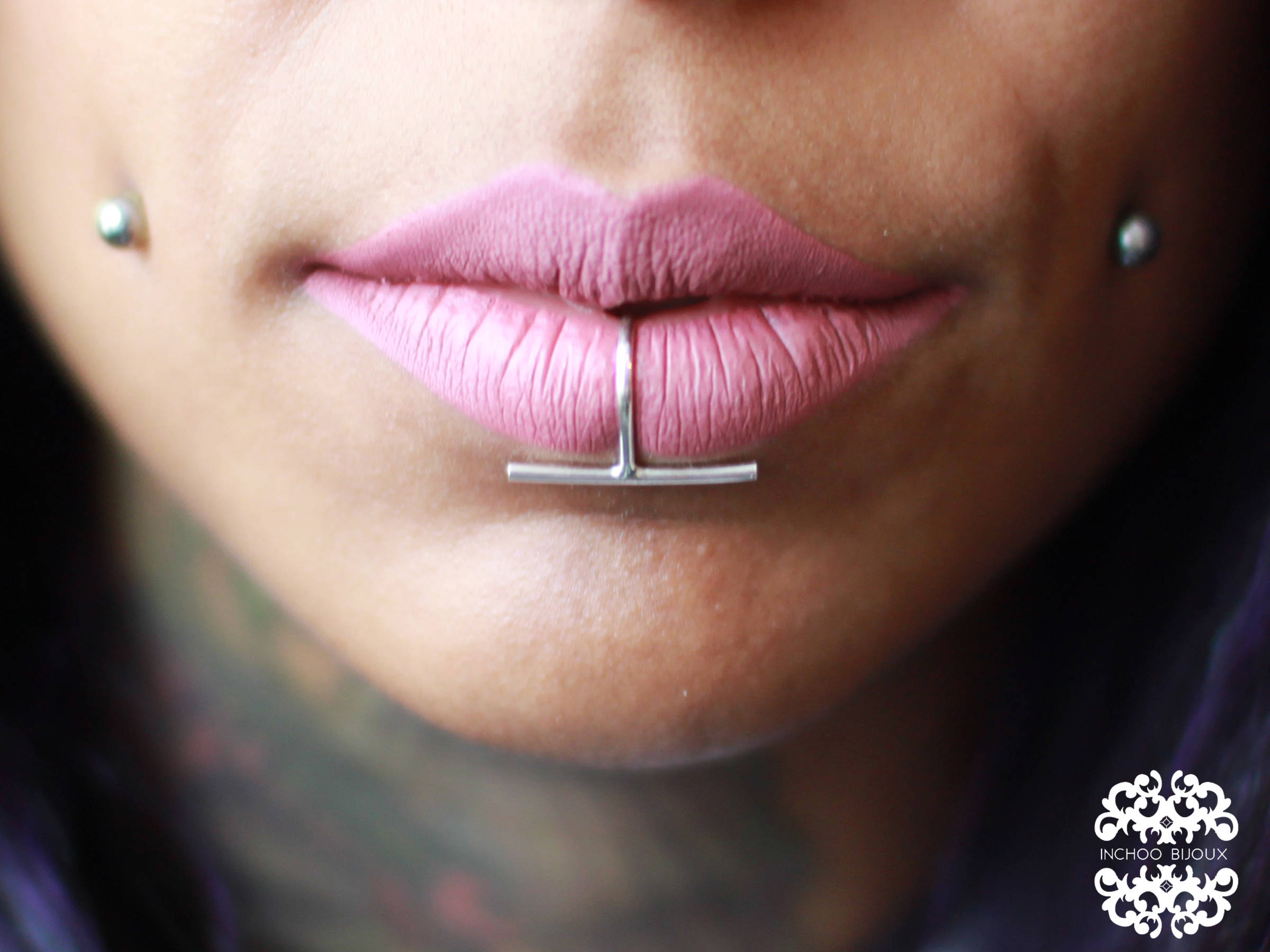 Bar Fake Lip Ring - Inchoo Bijoux