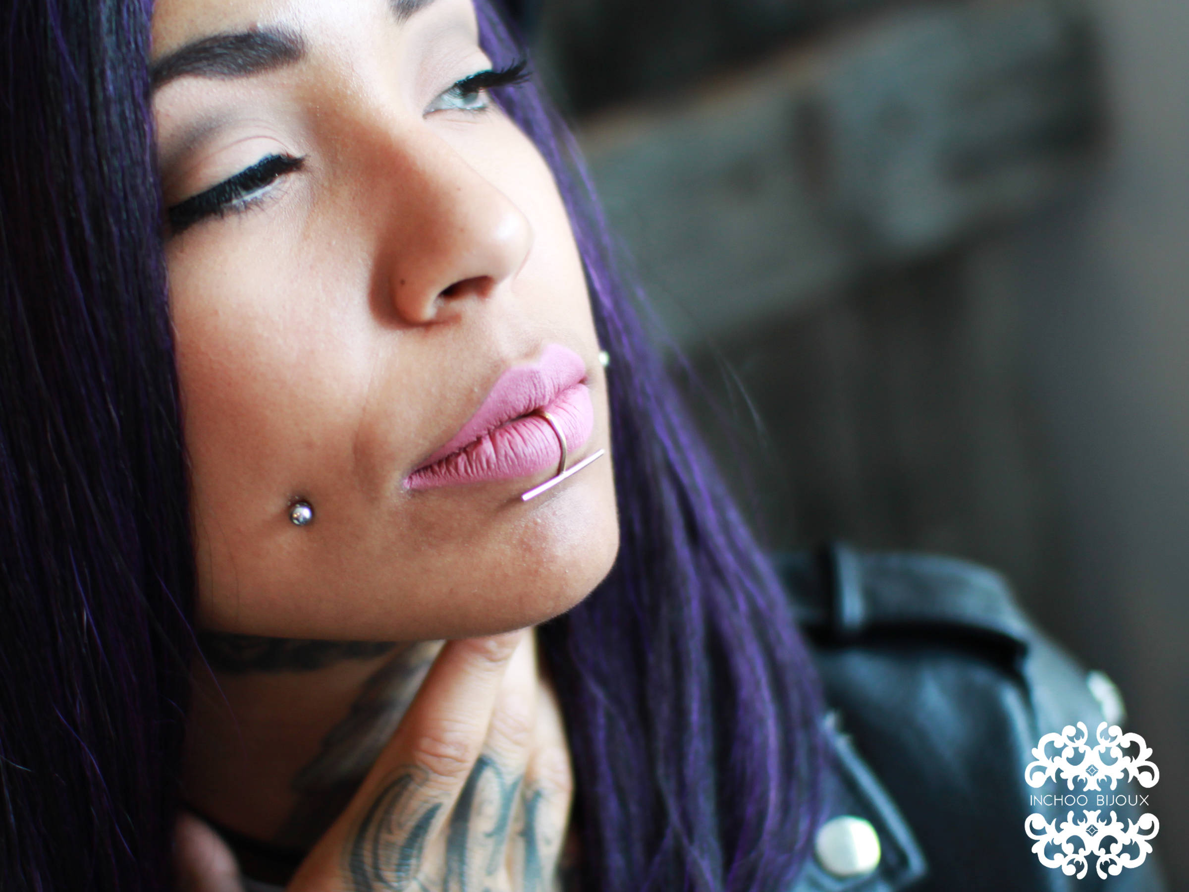 10k Gold Solid Gold Fake Lip Ring - Rose Gold, Yellow Gold or White Gold - Inchoo Bijoux