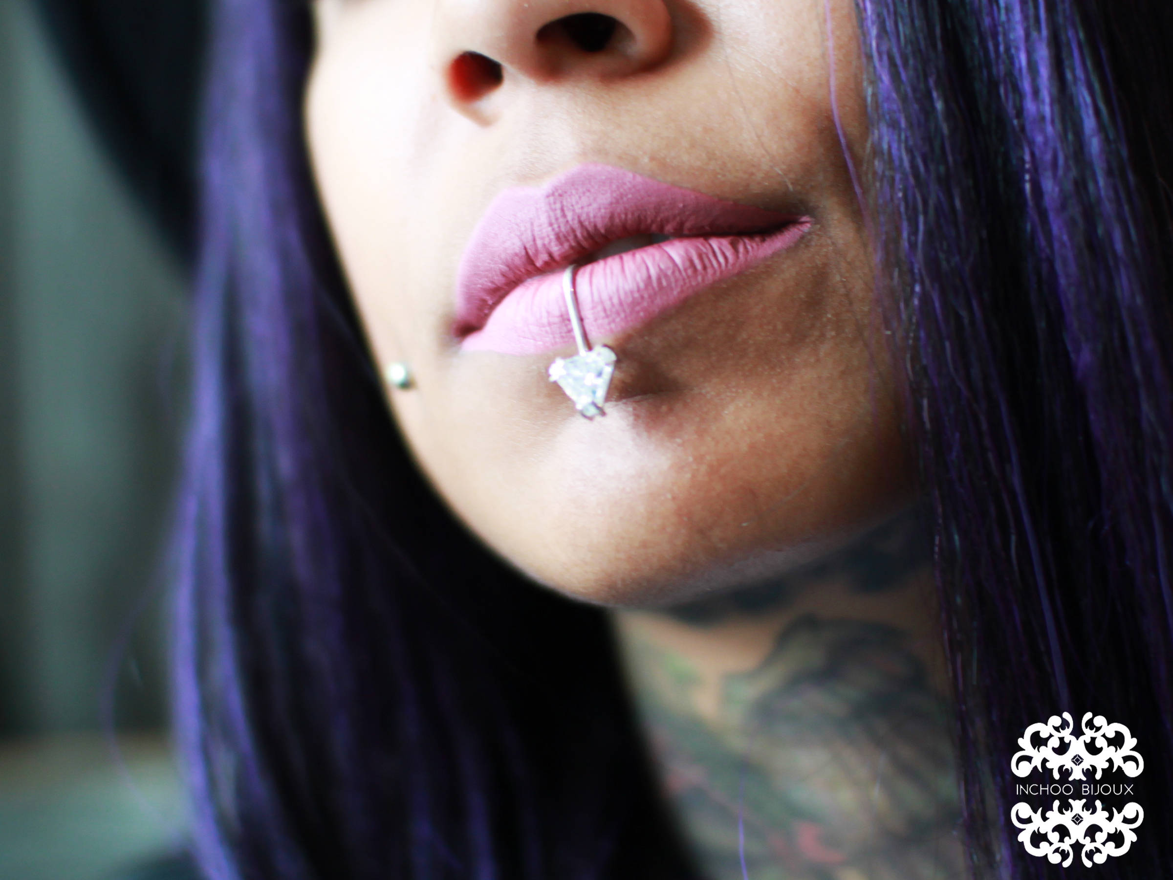 Triangle Fake Lip Ring - Inchoo Bijoux