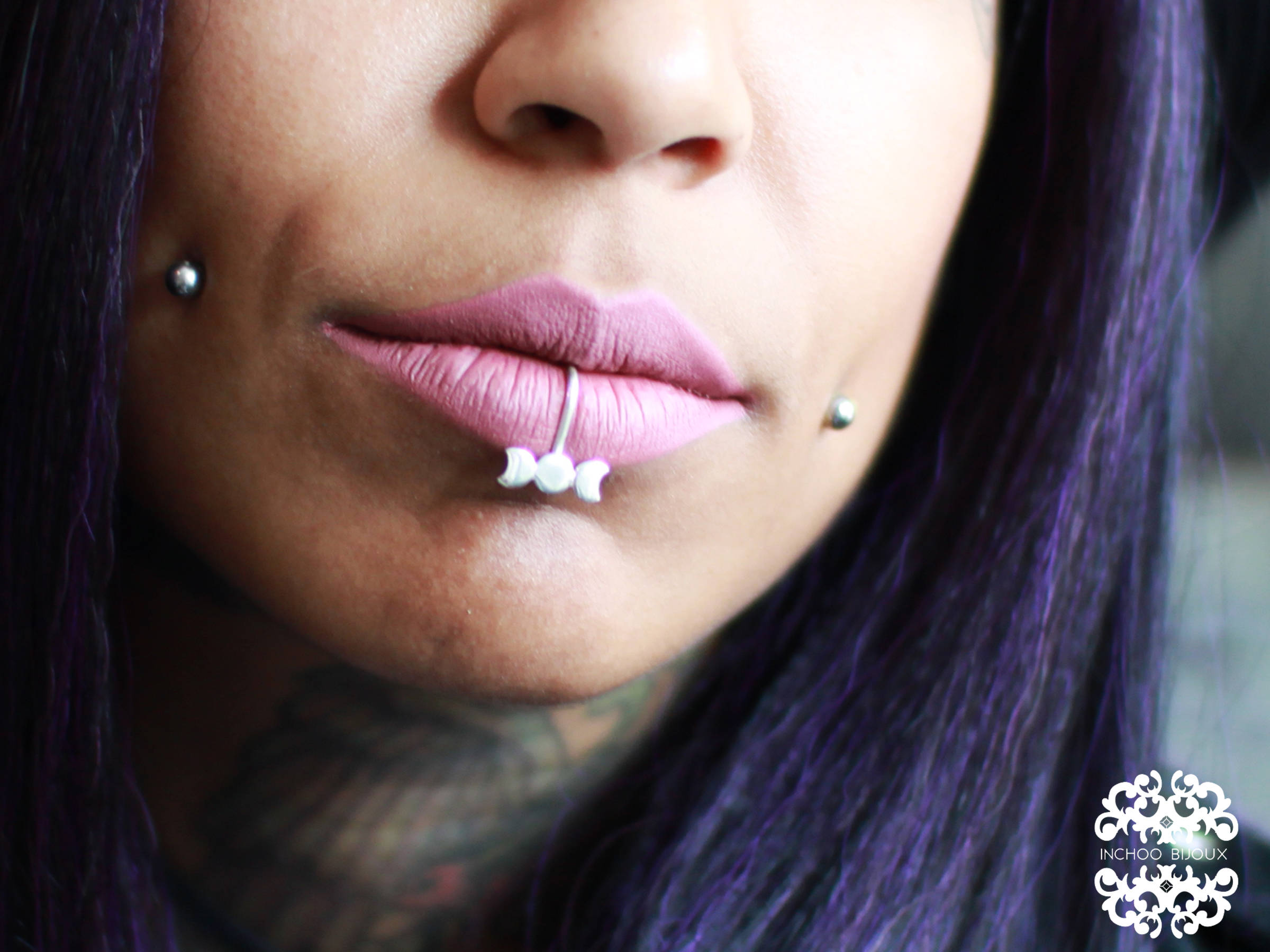 Moon Phase Fake Lip Ring - Inchoo Bijoux