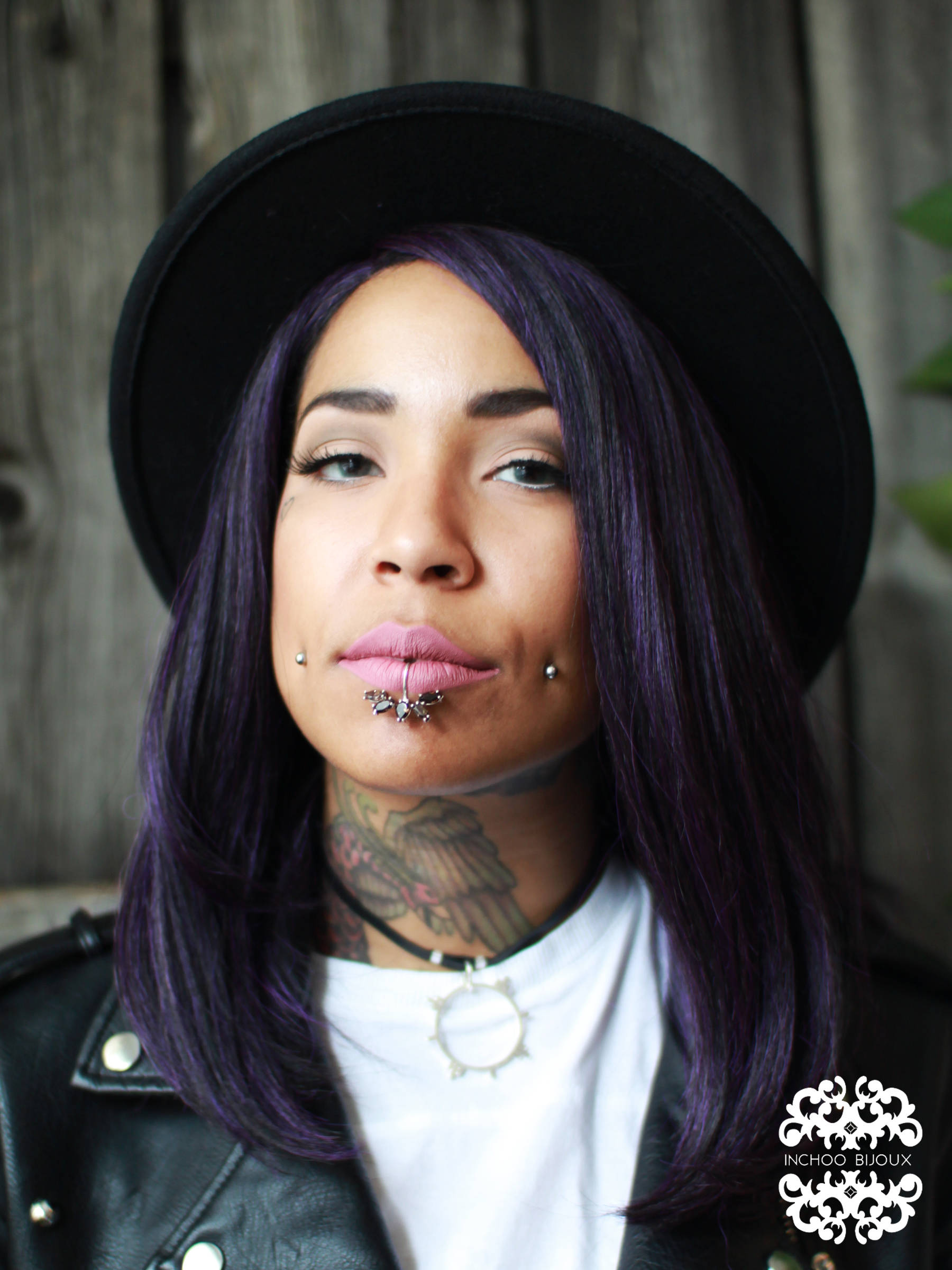 Smoky Topaz Fake Lip Ring - Inchoo Bijoux
