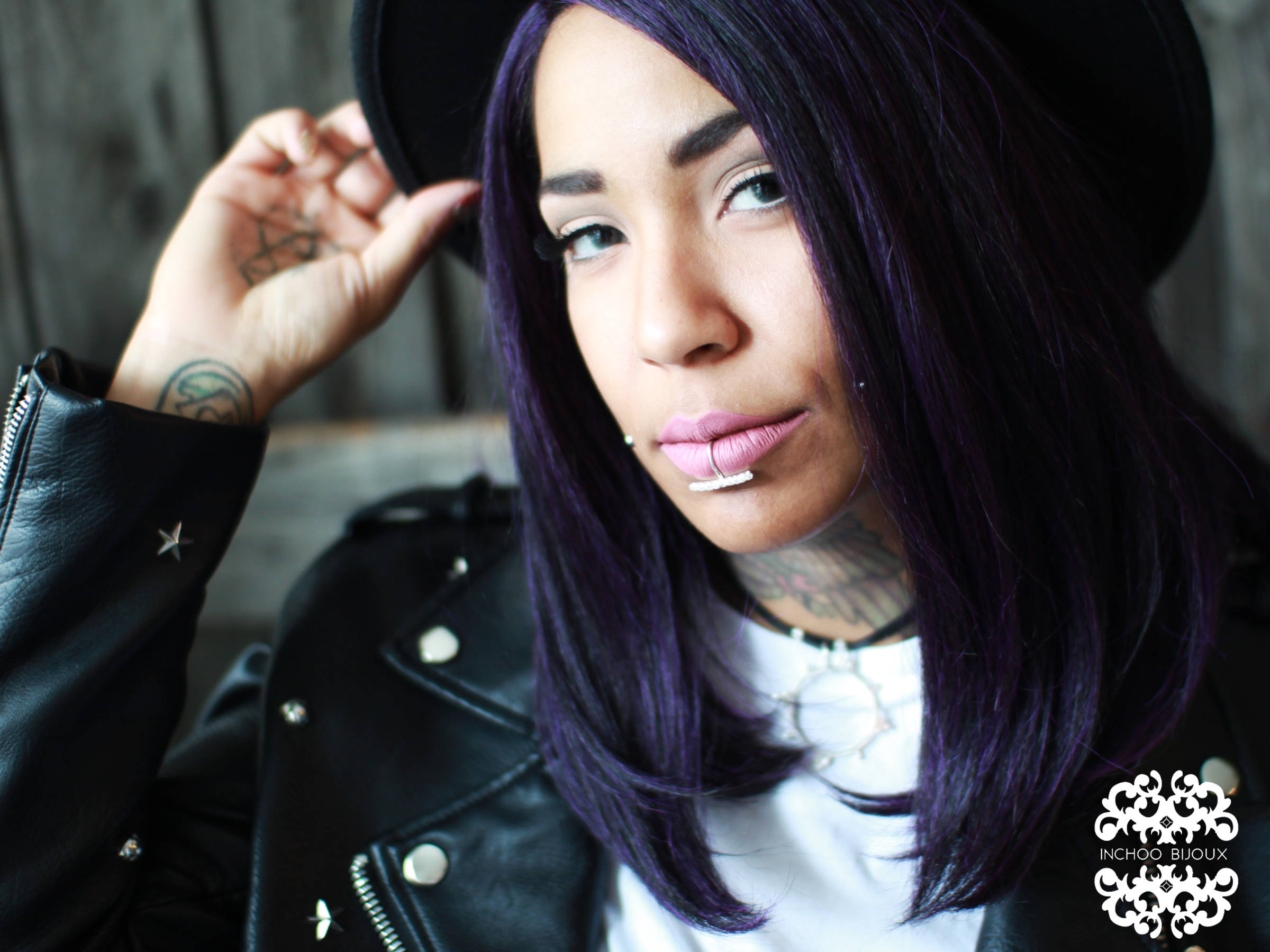 Diamond Fake Lip Piercing - Inchoo Bijoux