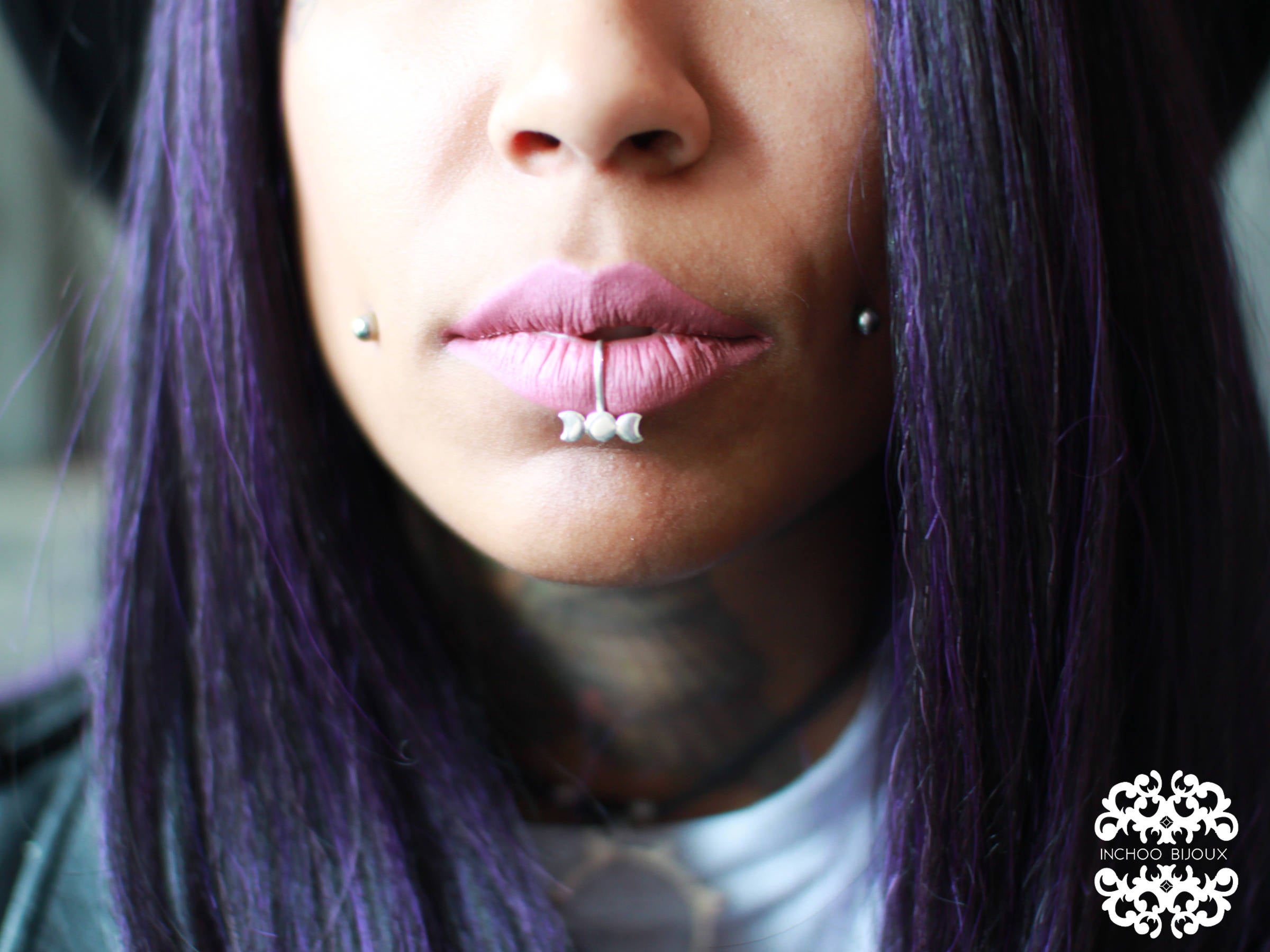 Moon Phase Fake Lip Ring - Inchoo Bijoux