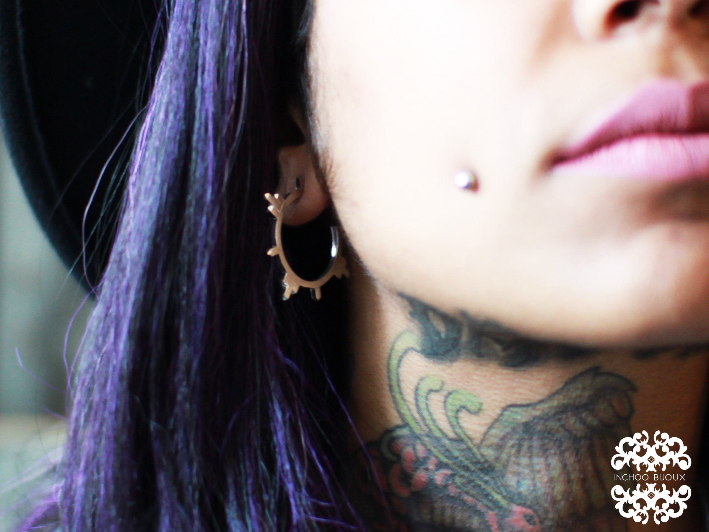 Celestial Open Hoop Earrings - Inchoo Bijoux