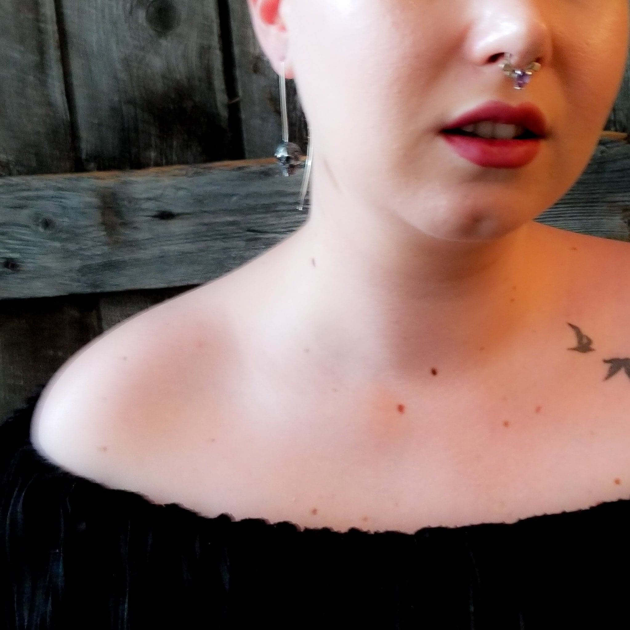 Skull Drop Earrings - Inchoo Bijoux