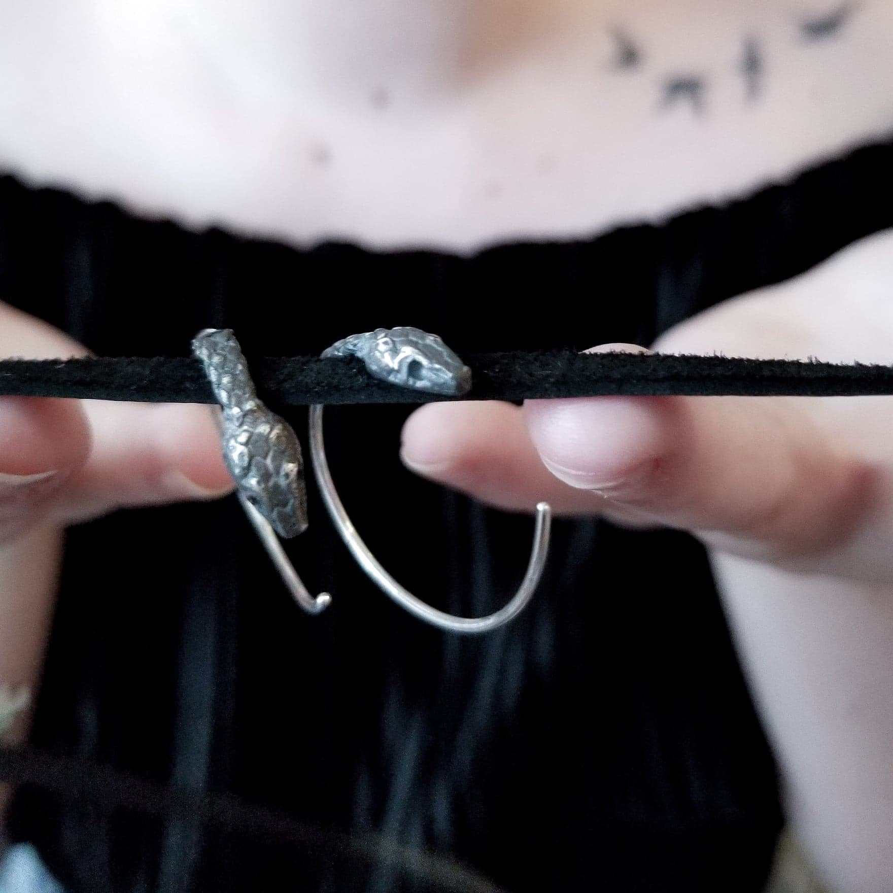 Snake Hoop Earrings-Earrings-Inchoo Bijoux-Inchoo Bijoux