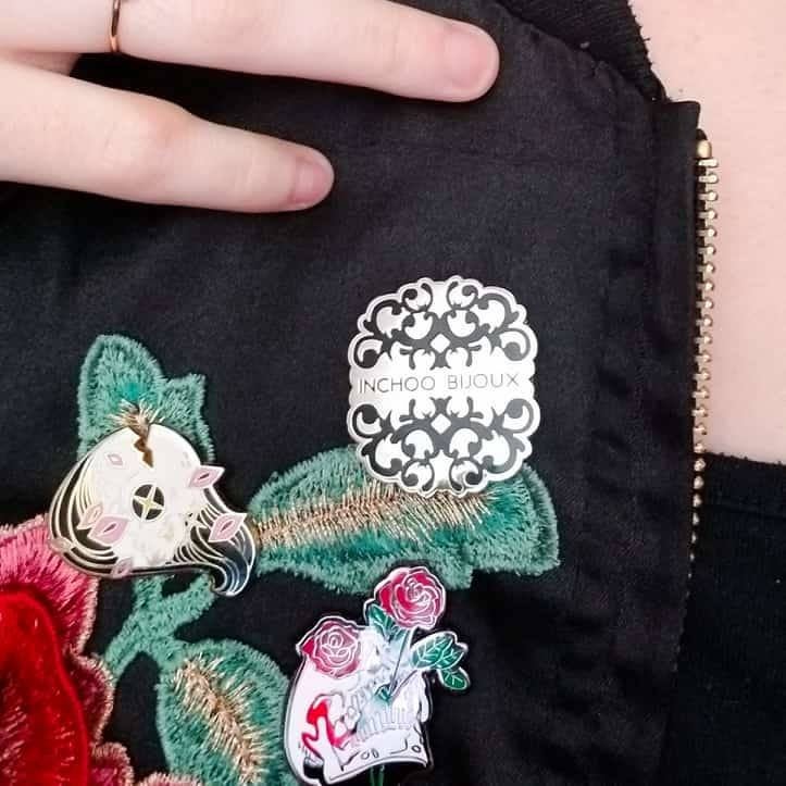 Inchoo Bijoux Goth Hard Enamel Pin - Inchoo Bijoux