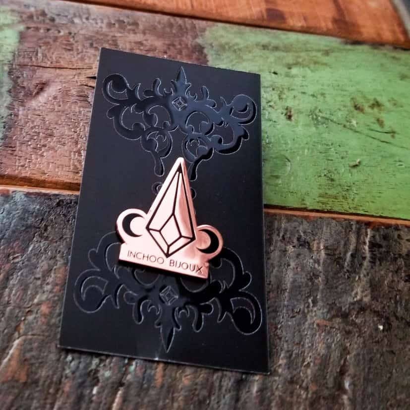 Inchoo Bijoux Moon Phase Gemstone Hard Enamel Pin - Inchoo Bijoux