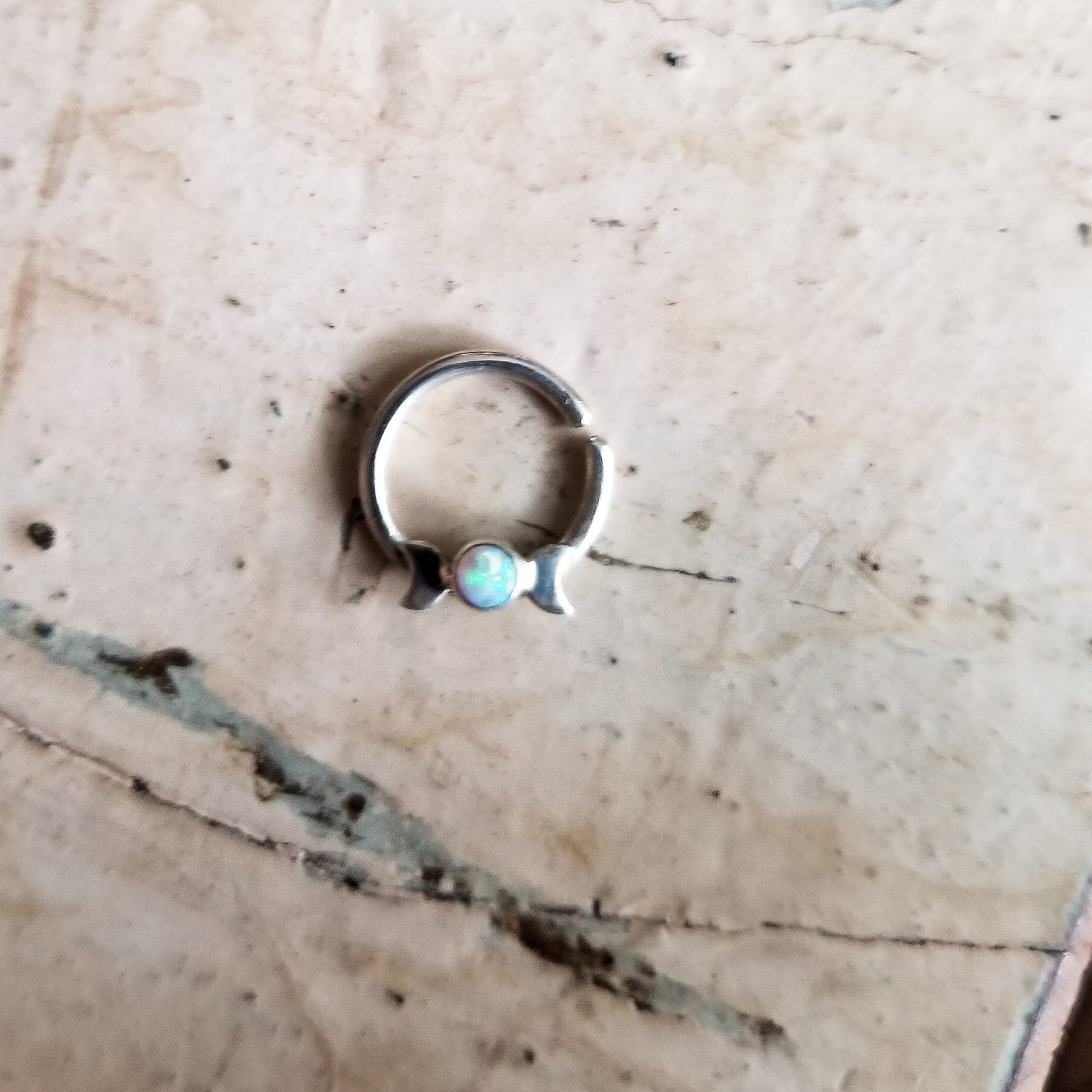 Opal Moon Phase Septum-Septum-Inchoo Bijoux-Inchoo Bijoux