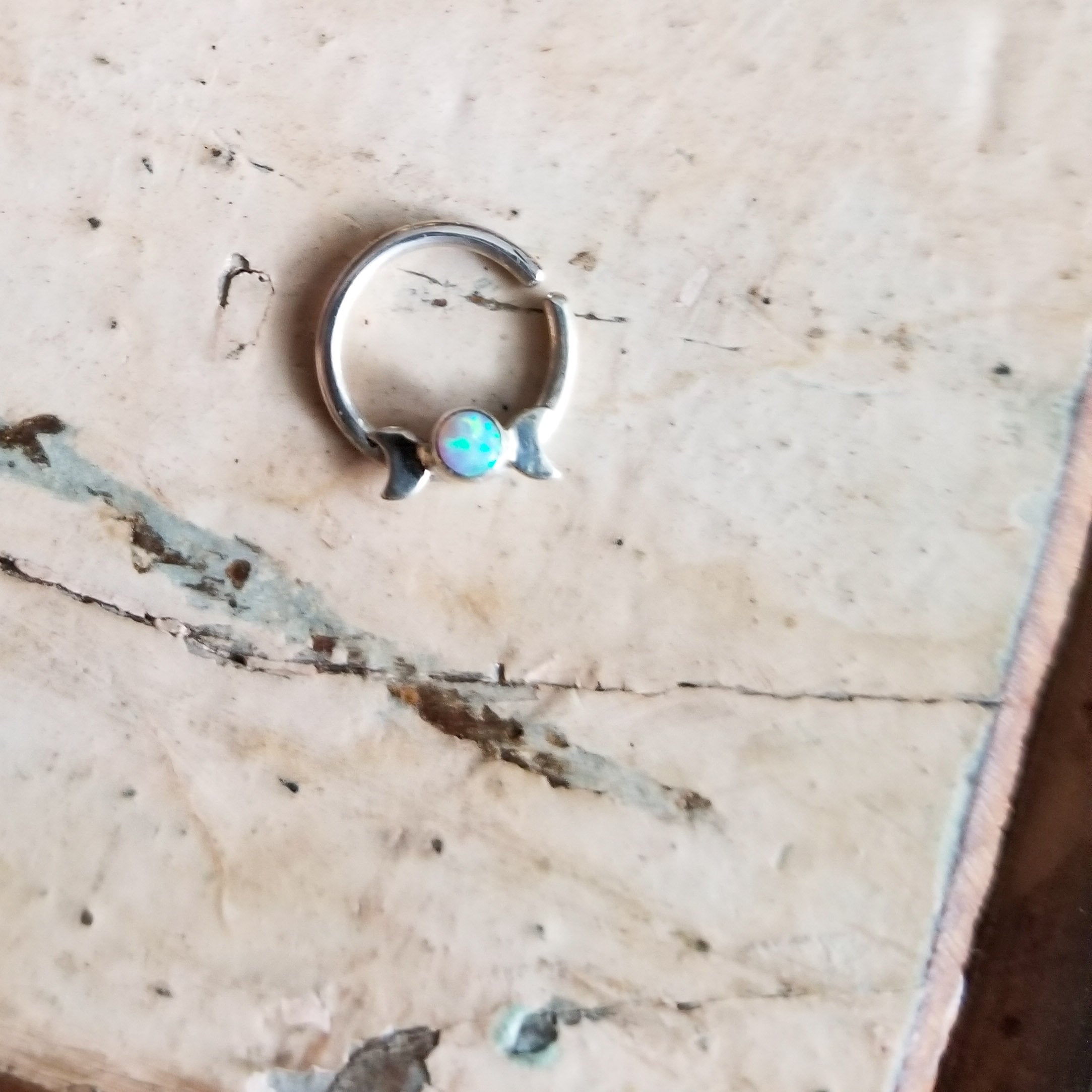 Opal Moon Phase Septum-Septum-Inchoo Bijoux-Inchoo Bijoux