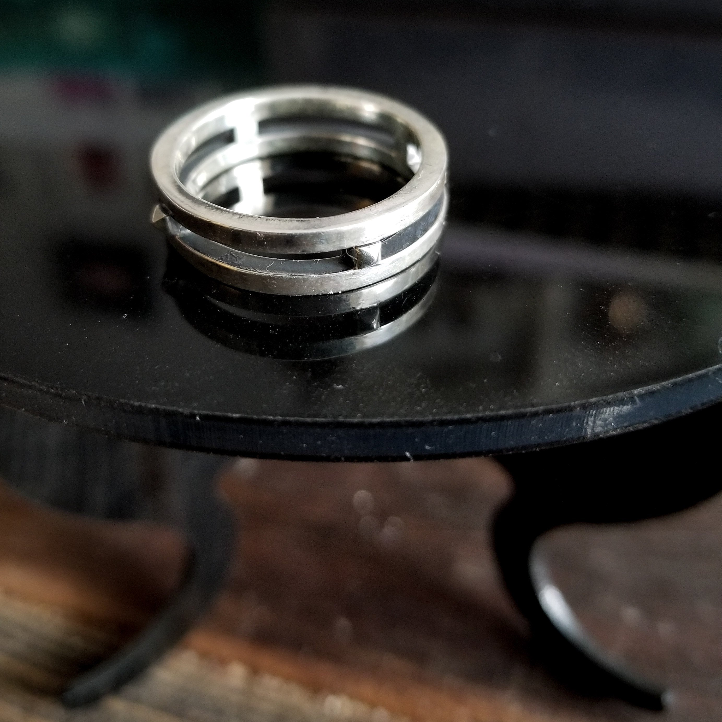 Studded Rocker Men's Ring - Inchoo Bijoux