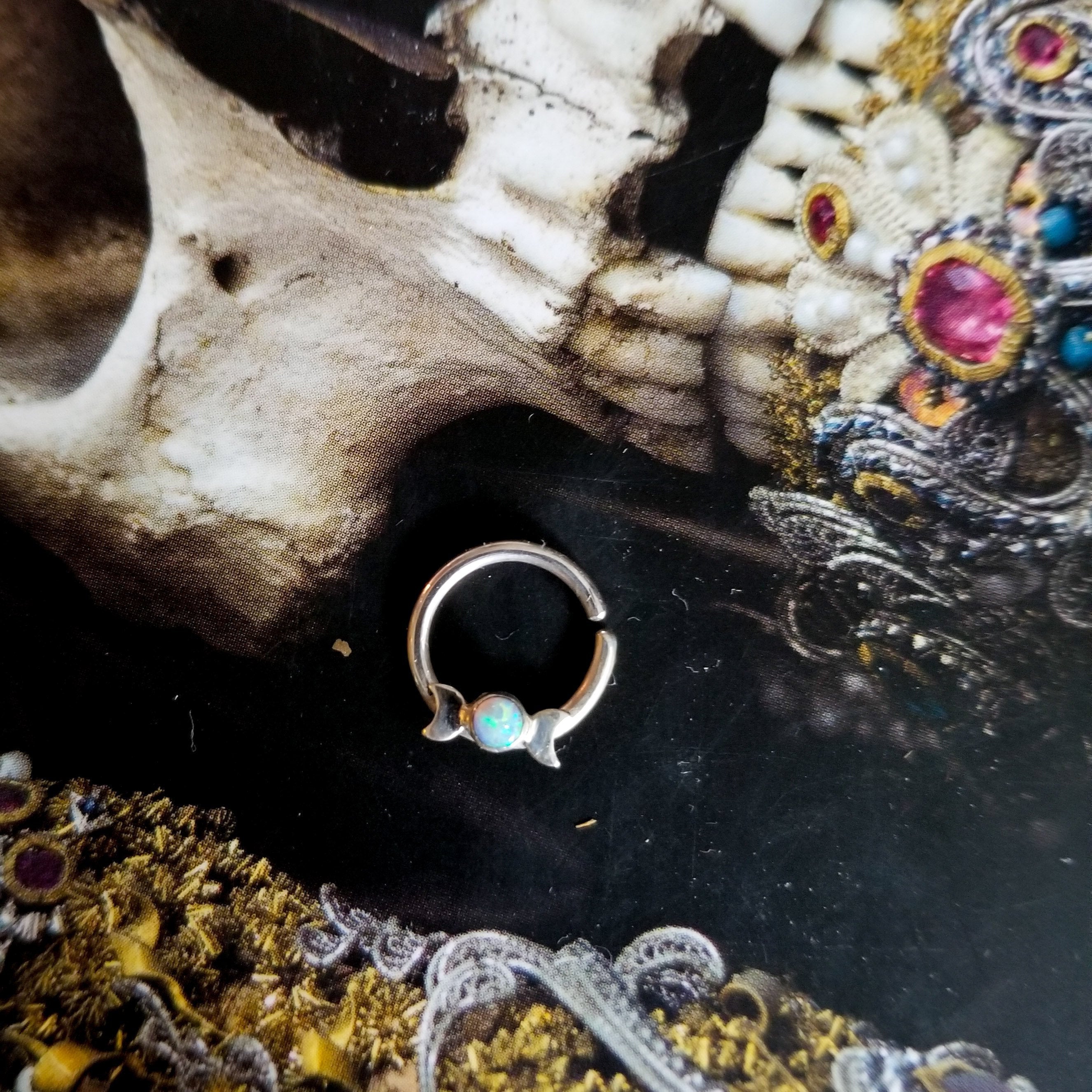 Opal Moon Phase Septum - Inchoo Bijoux