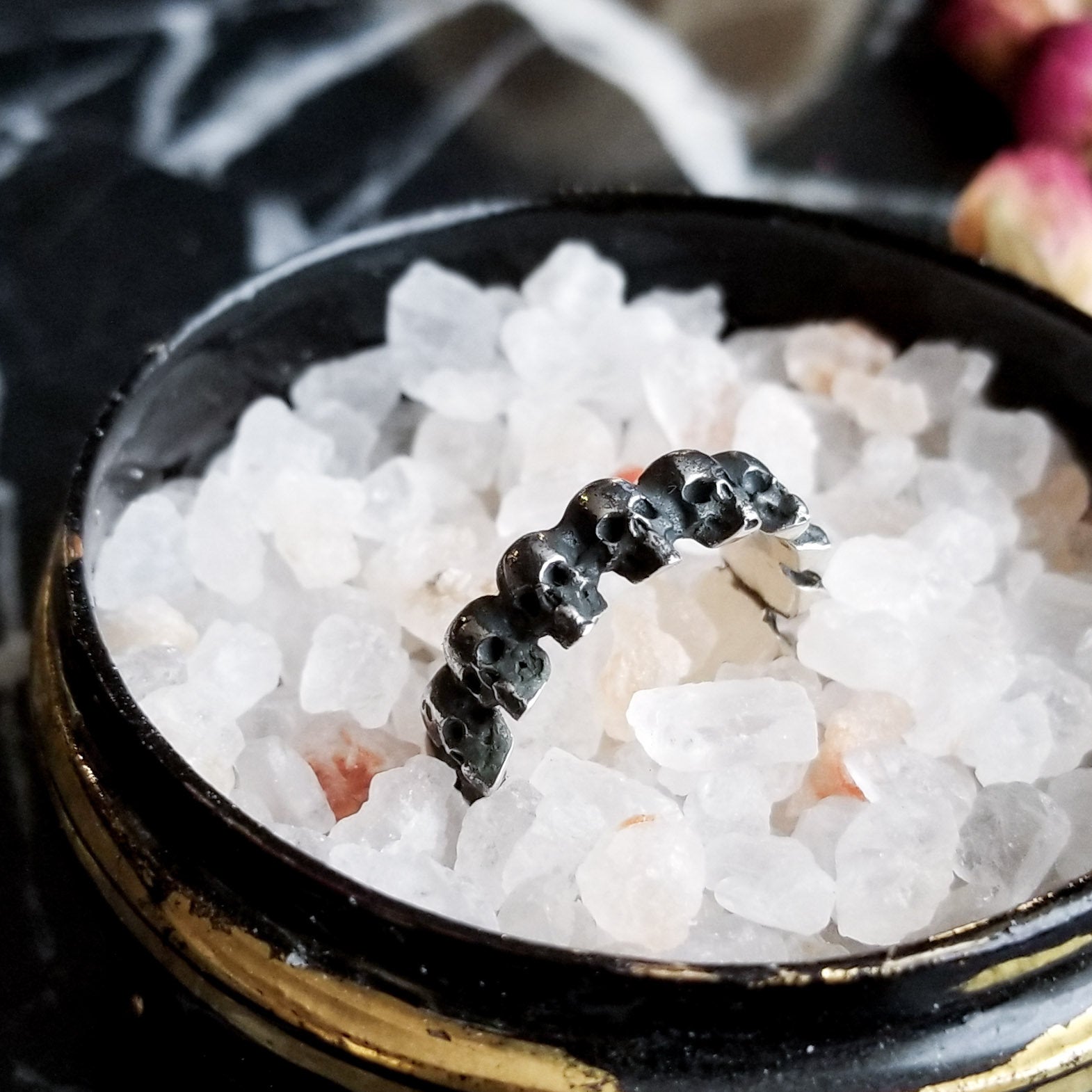 Eternity Skull Ring-Ring-Inchoo Bijoux-Inchoo Bijoux