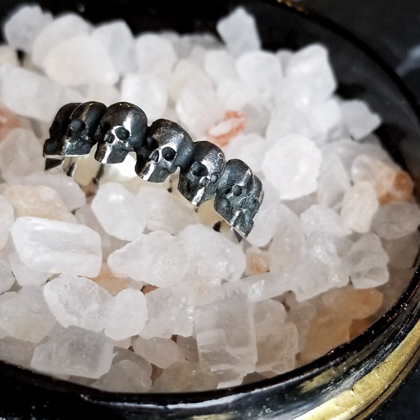 Eternity Skull Ring-Ring-Inchoo Bijoux-Inchoo Bijoux