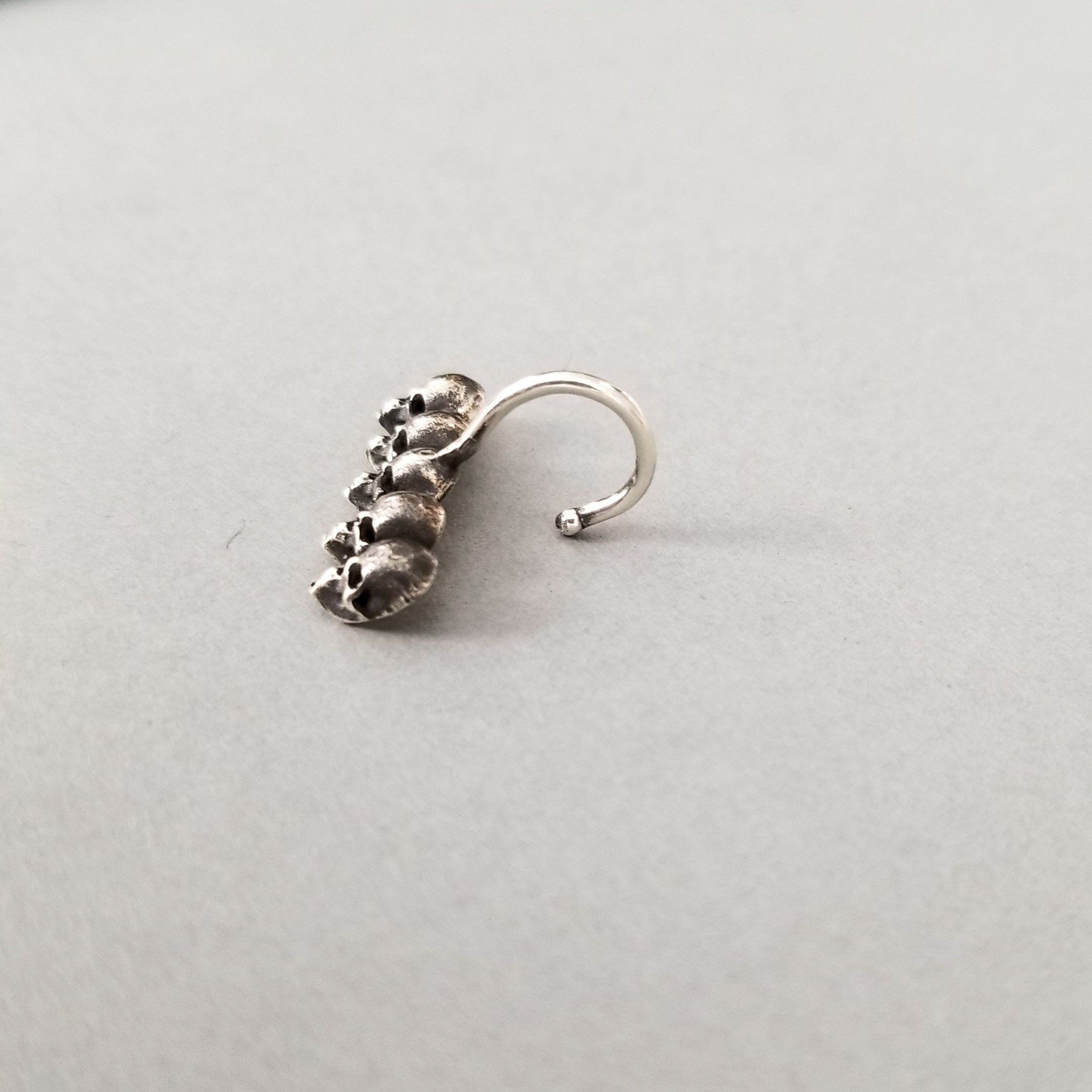 Goth Skull Fake Lip Ring - Inchoo Bijoux
