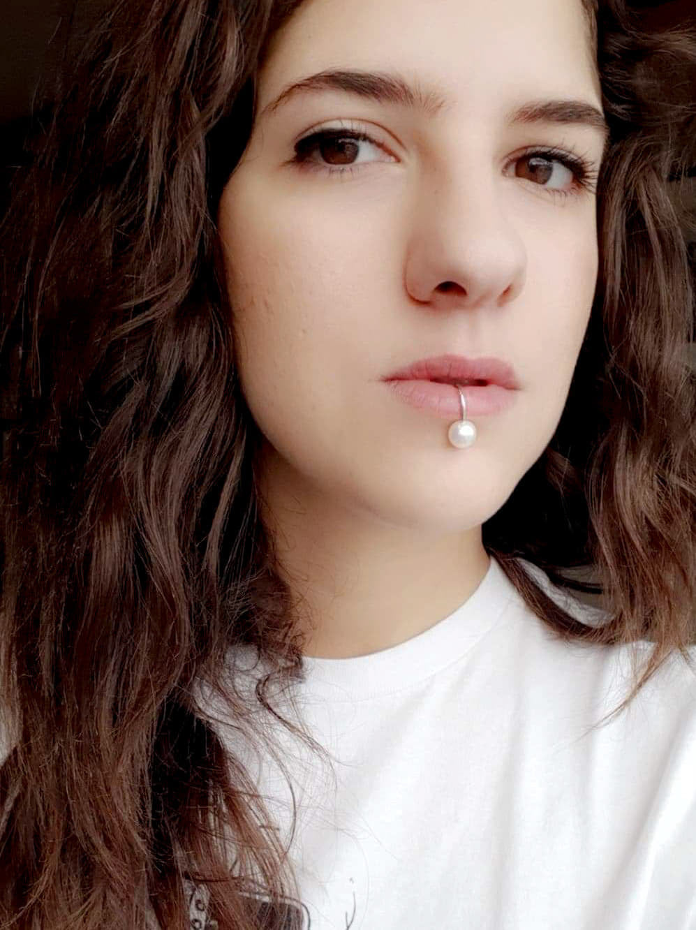Pearl Fake Lip Ring - Inchoo Bijoux