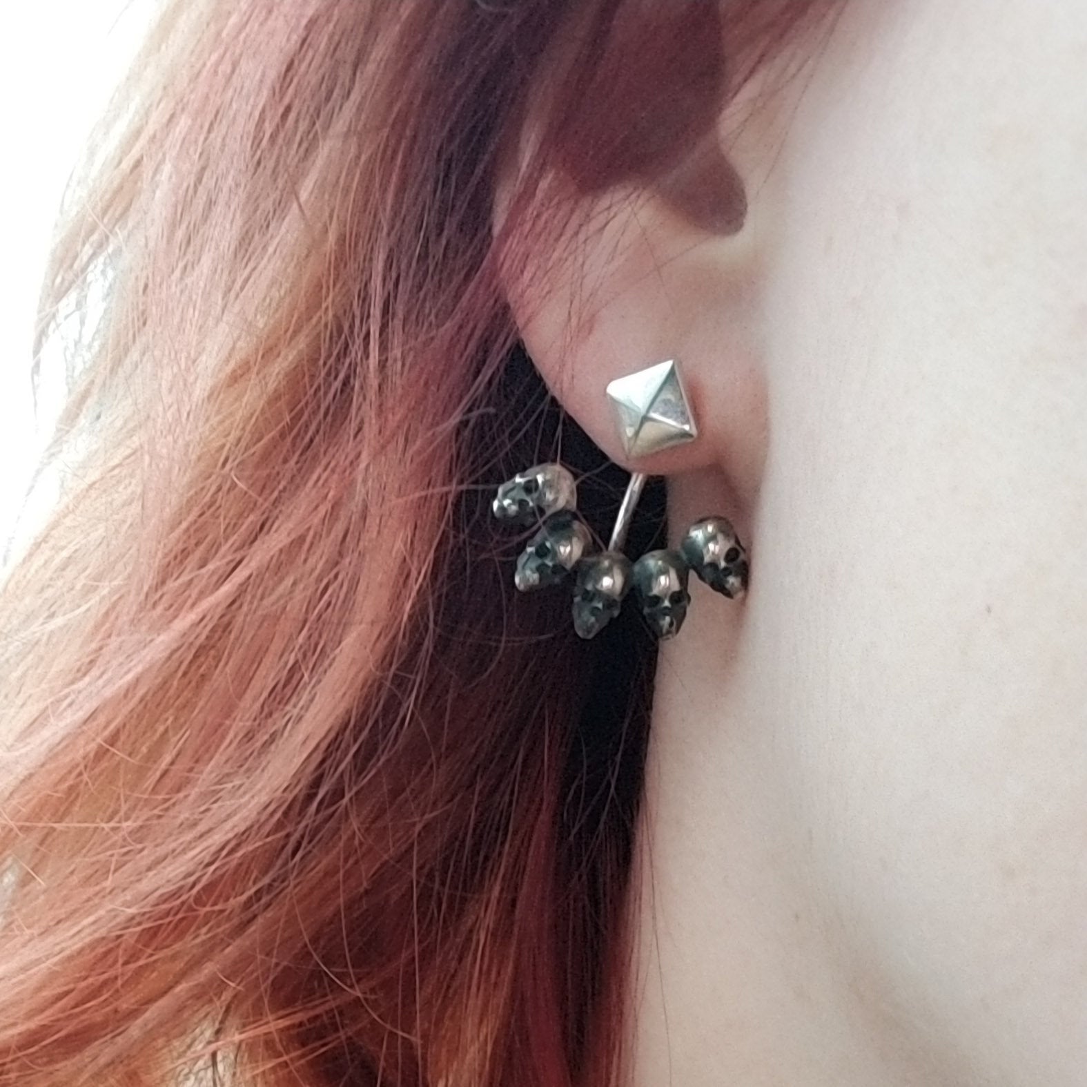 Skull Ear Jackets - Inchoo Bijoux