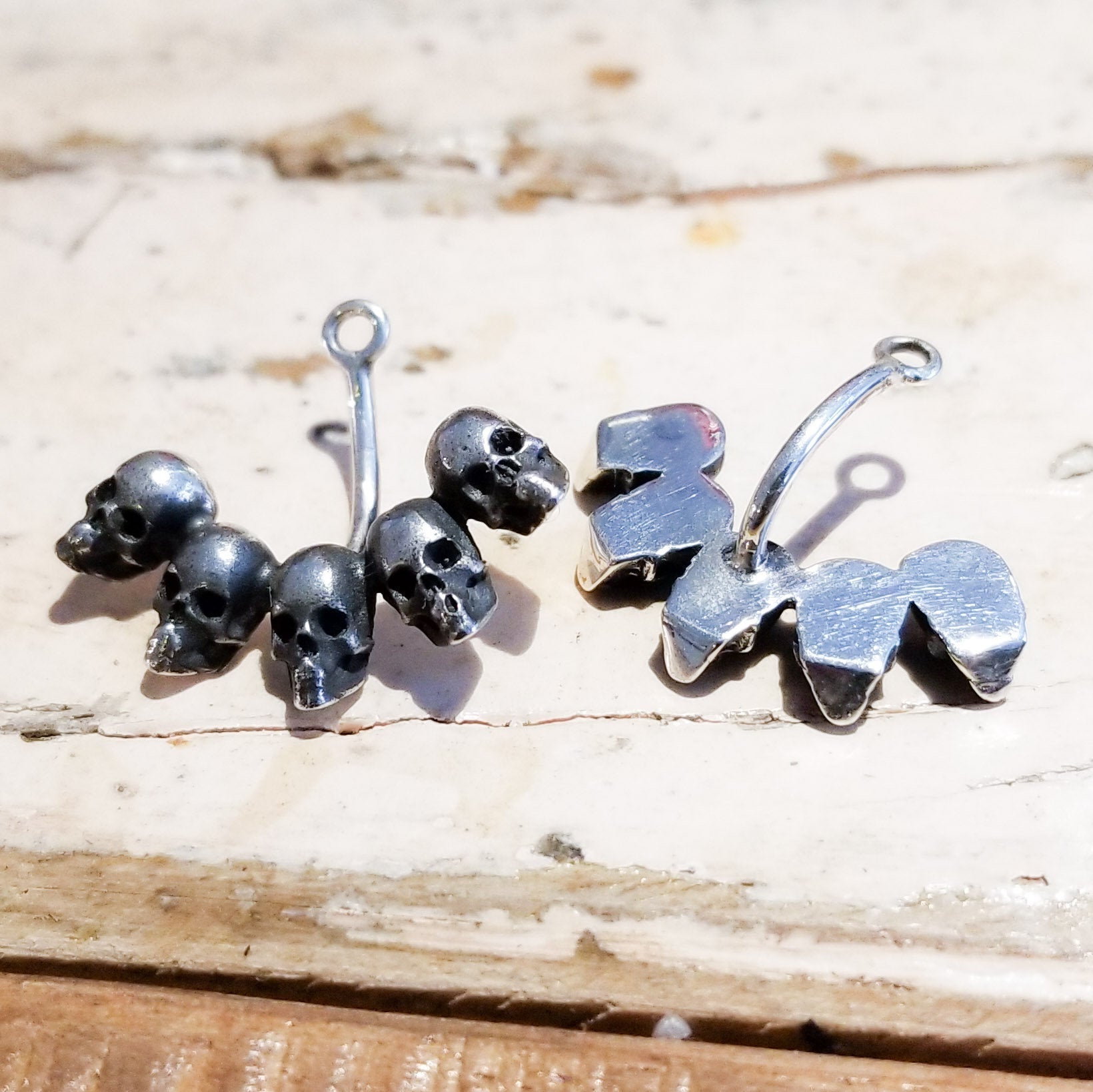 Skull Ear Jackets - Inchoo Bijoux