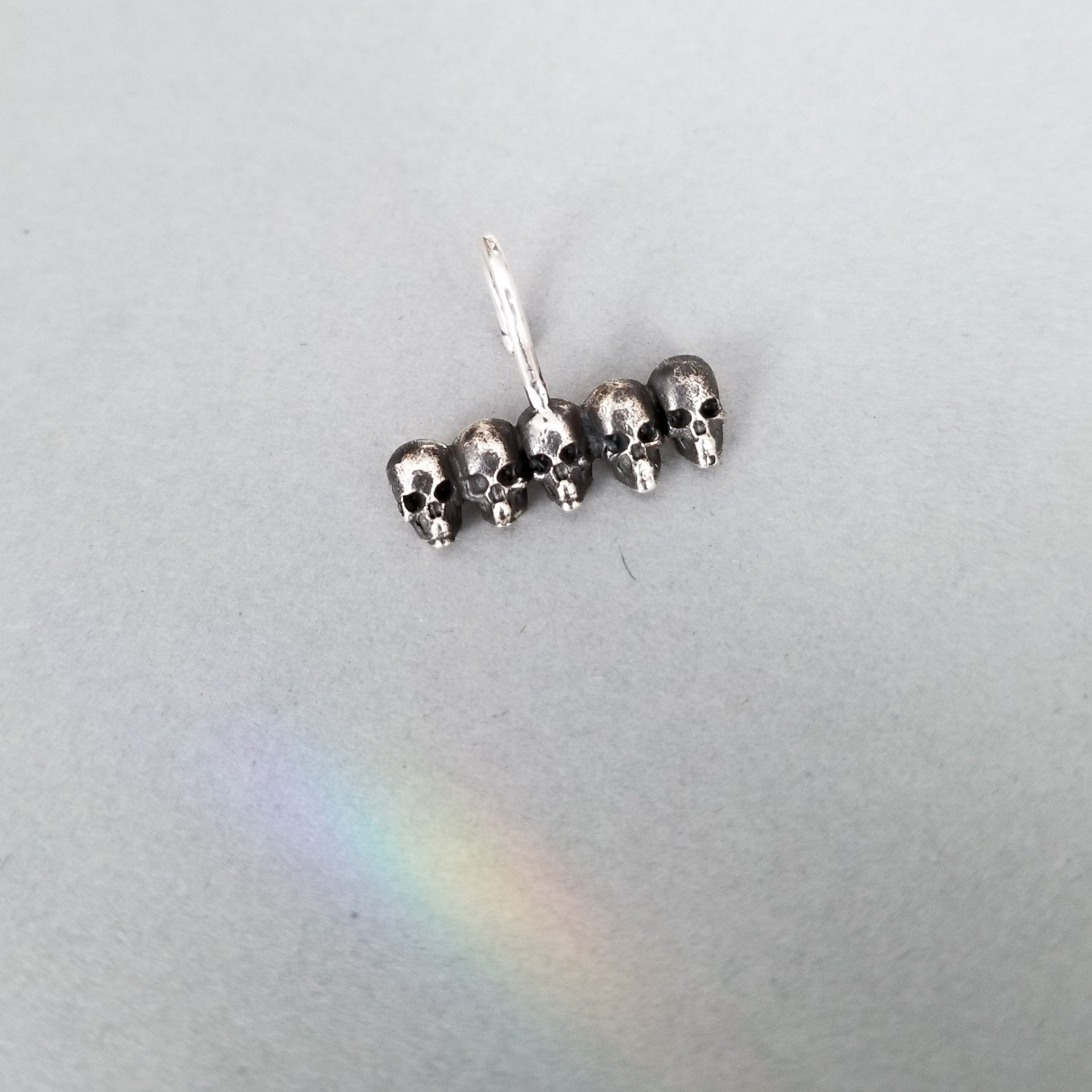 Goth Skull Fake Lip Ring - Inchoo Bijoux