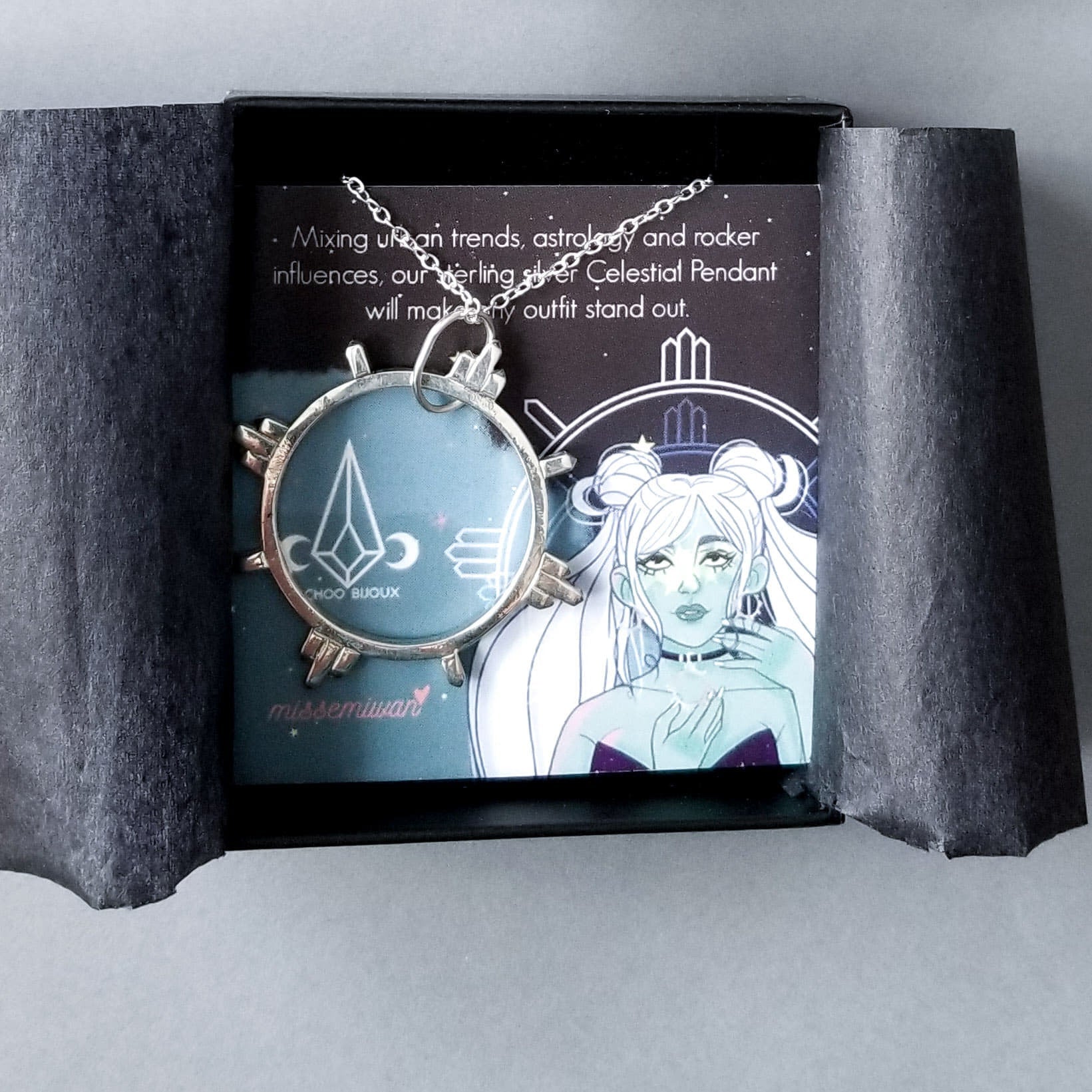Silver Celestial Pendant - Inchoo Bijoux