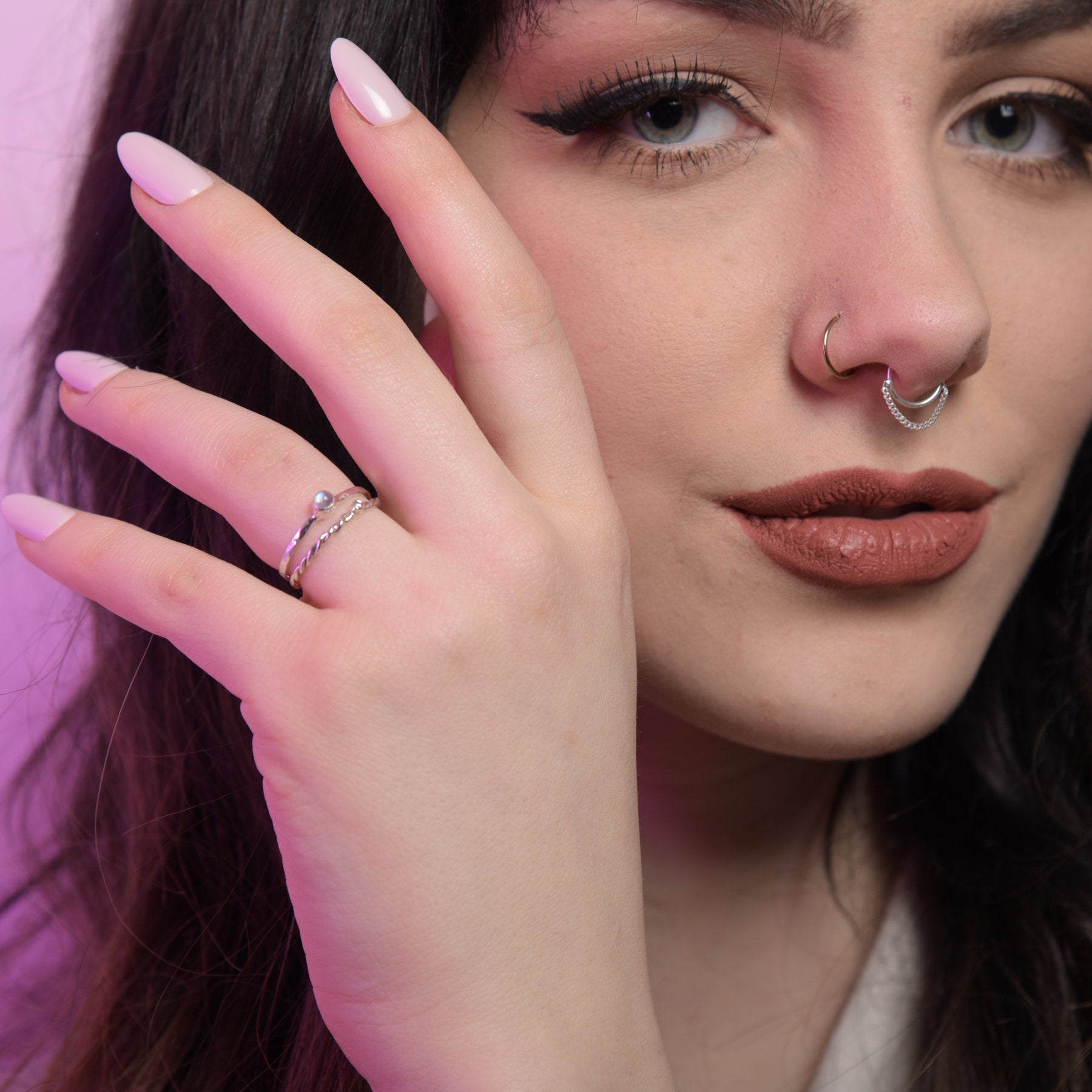 Minimal Chain Septum - Inchoo Bijoux