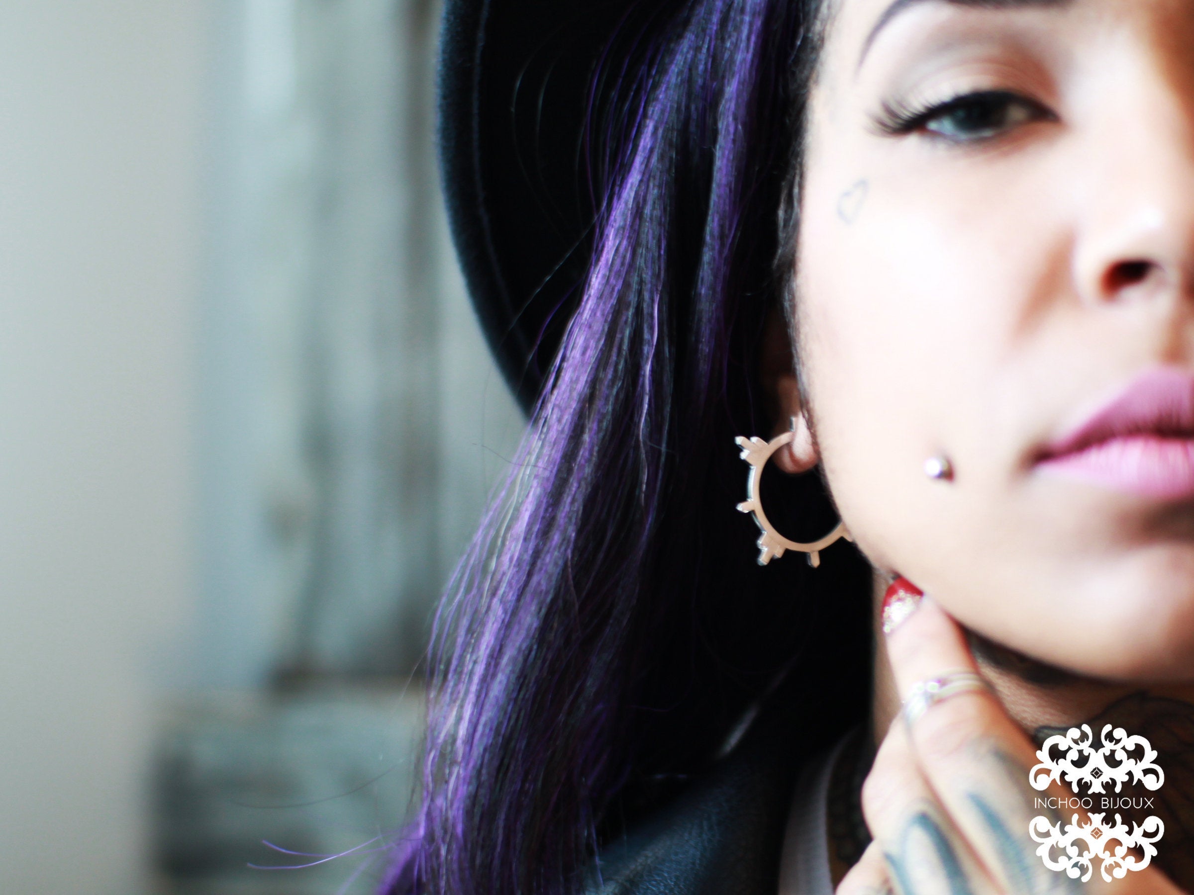 Celestial Open Hoop Earrings - Inchoo Bijoux