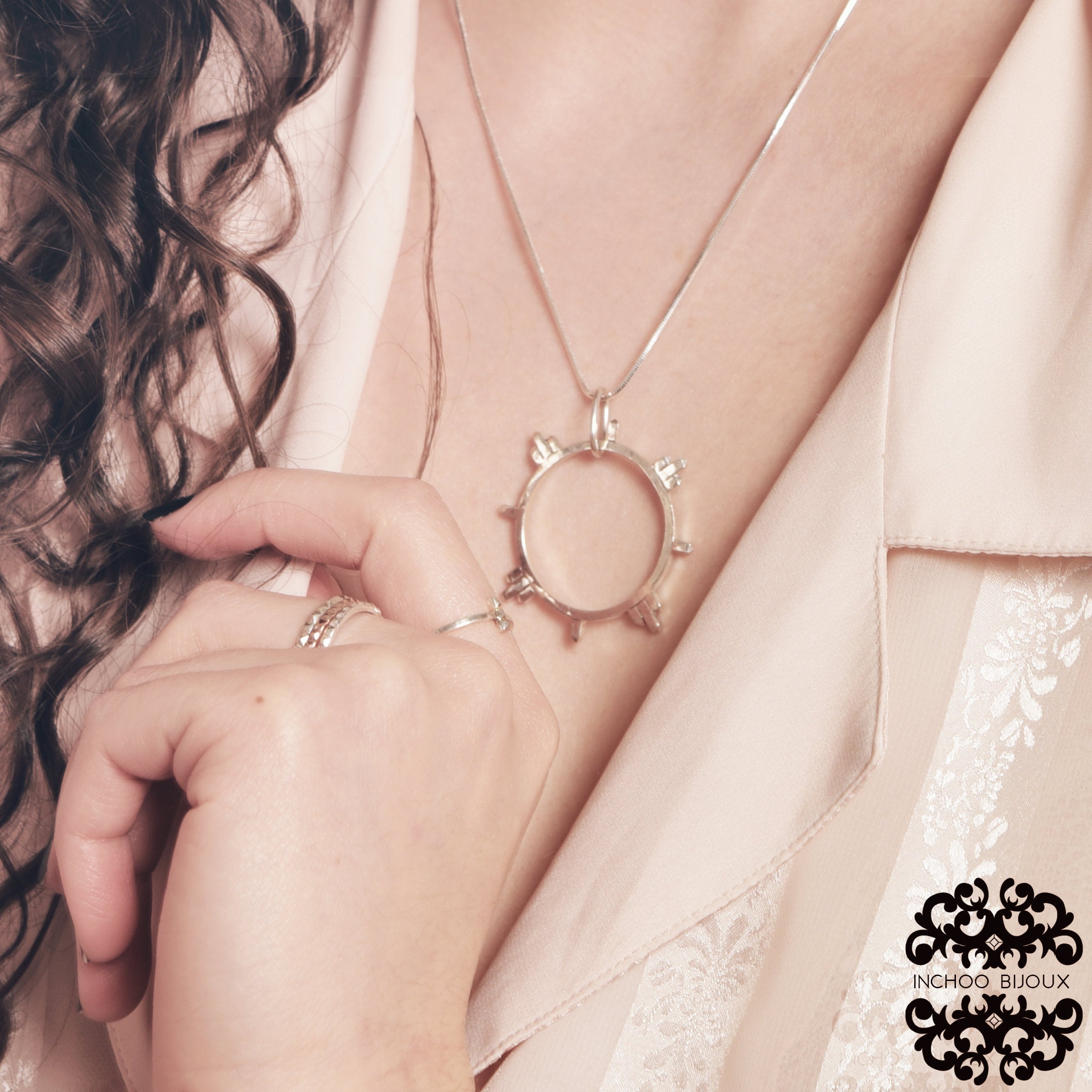 Silver Celestial Pendant - Inchoo Bijoux