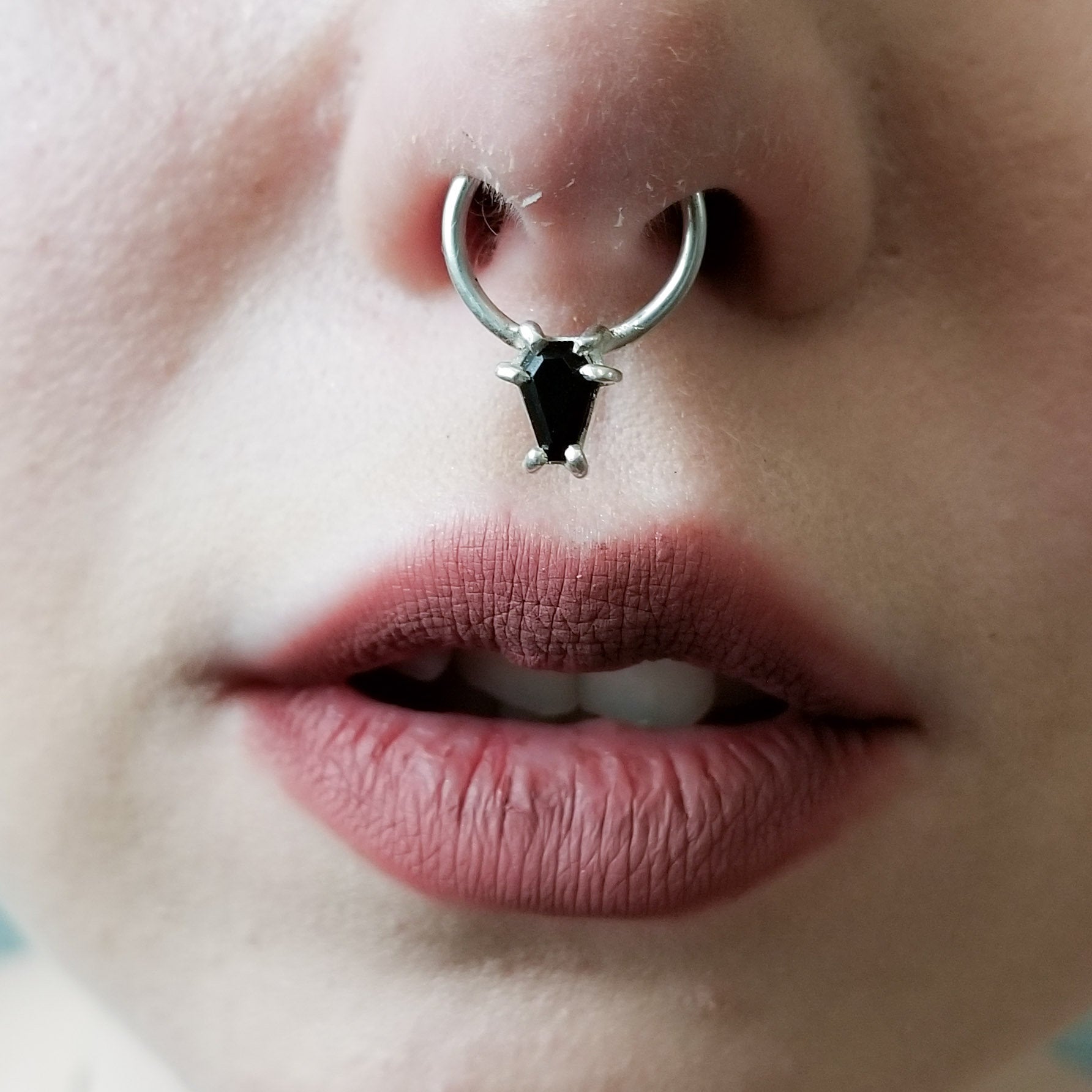 Black Coffin Septum - Inchoo Bijoux