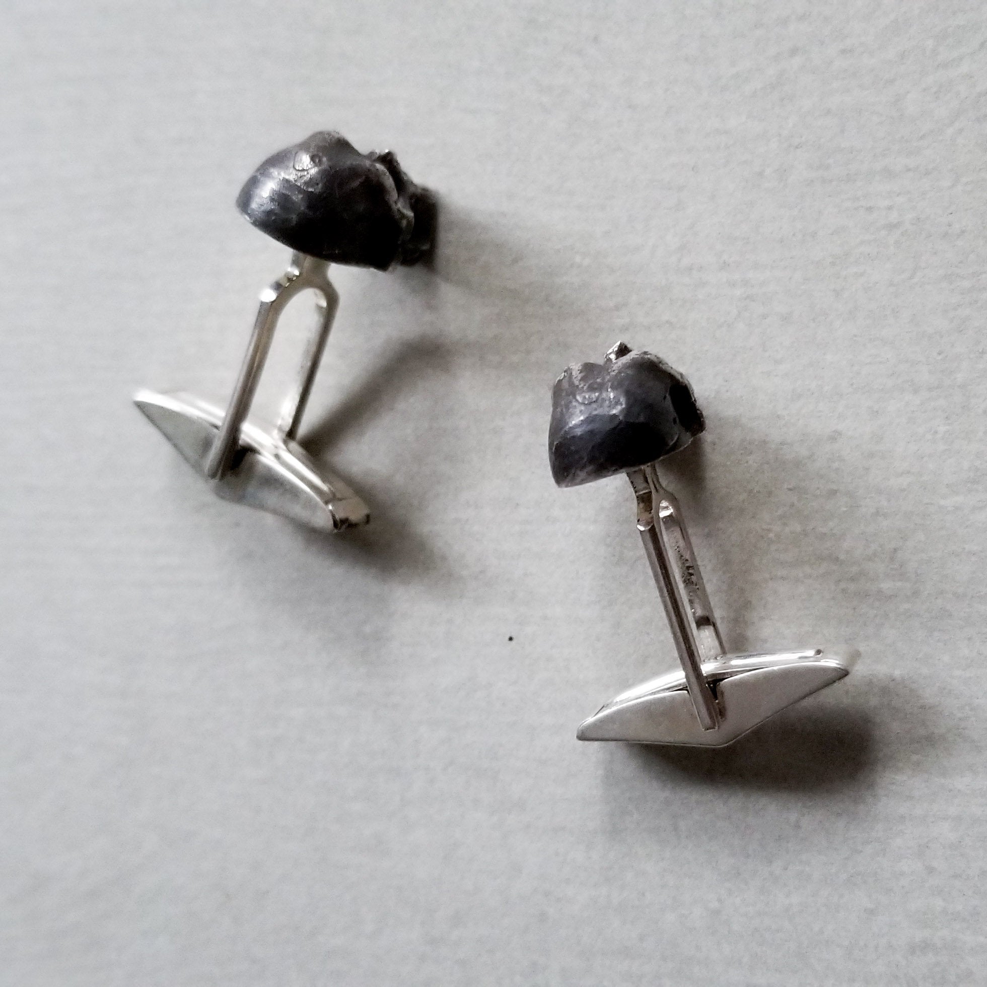 Sterling Silver Skull Cufflinks - Inchoo Bijoux