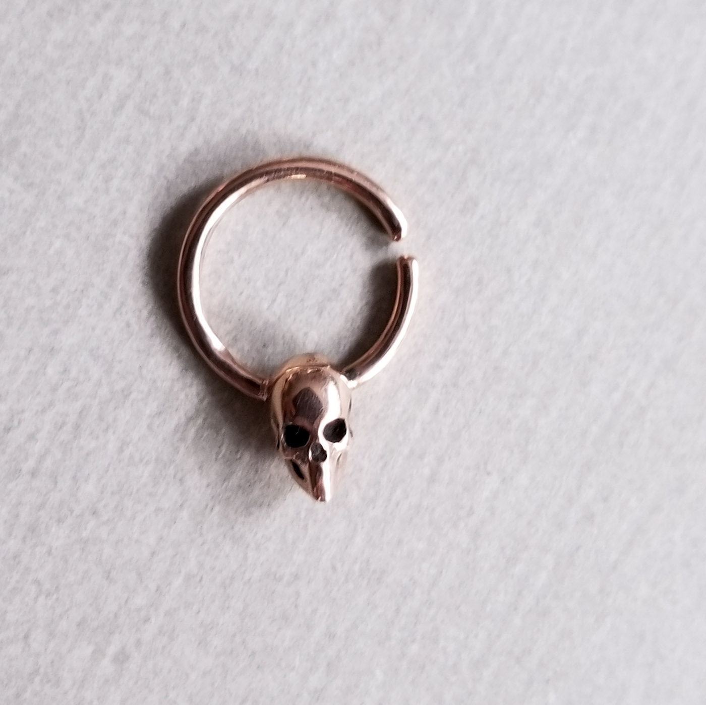 Rose Gold Skull Septum 14K - Inchoo Bijoux