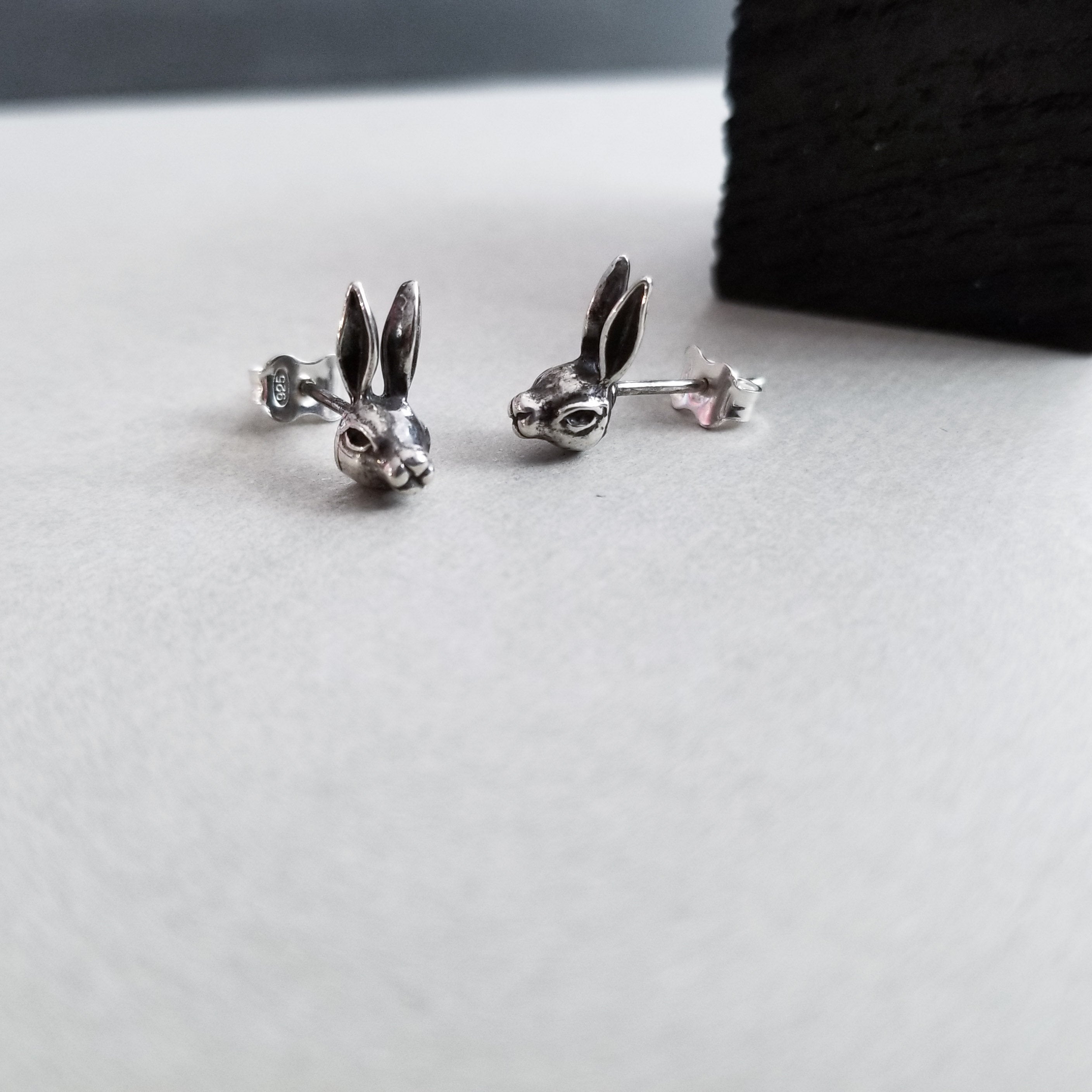 Silver Bunny Earrings - Inchoo Bijoux