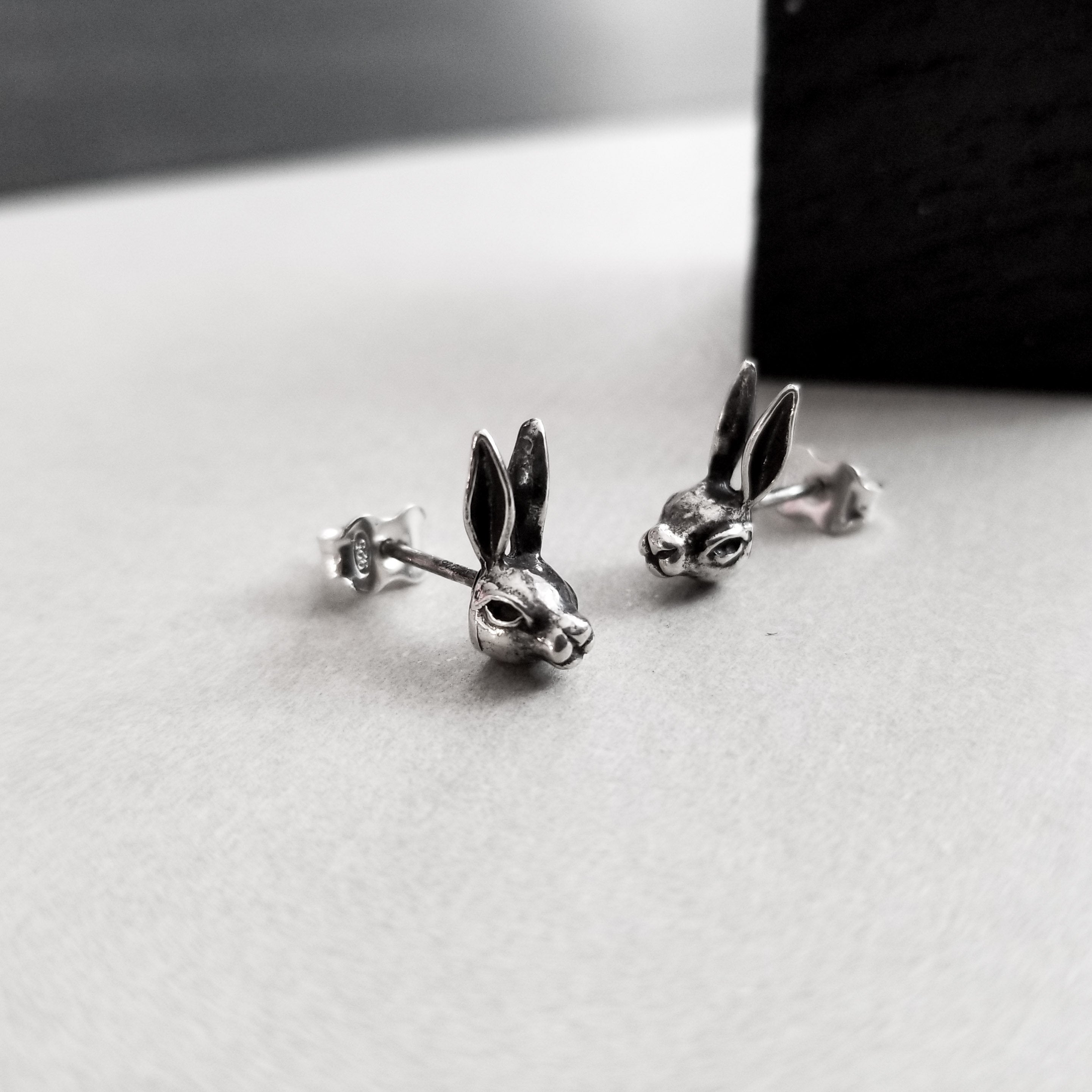 Silver Bunny Earrings - Inchoo Bijoux