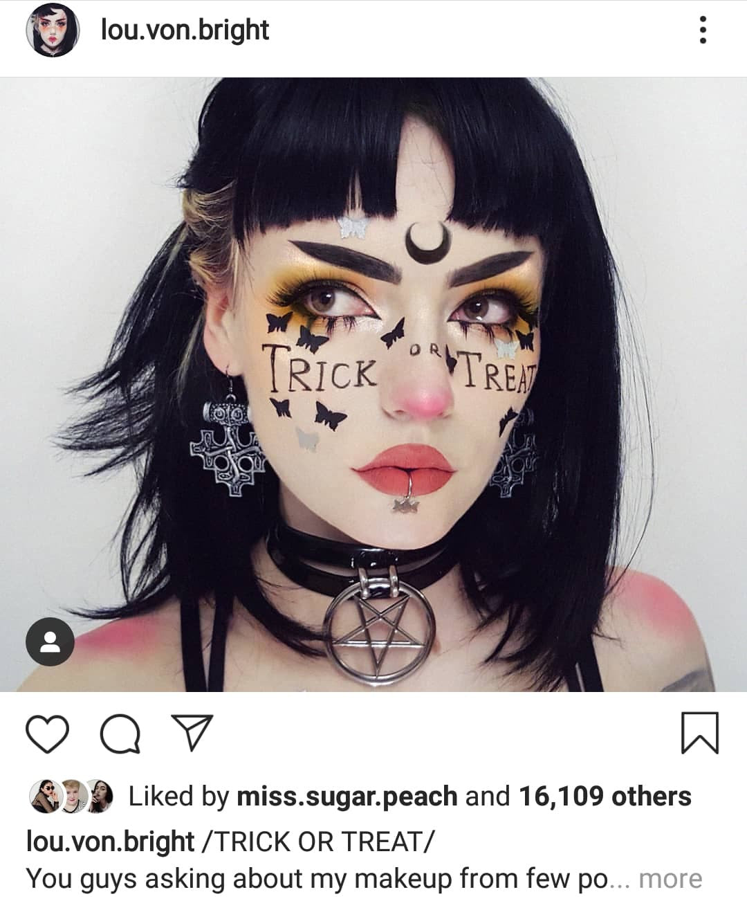 Moon Phase Dangling Lip Ring-Lip Ring-Inchoo Bijoux-Inchoo Bijoux