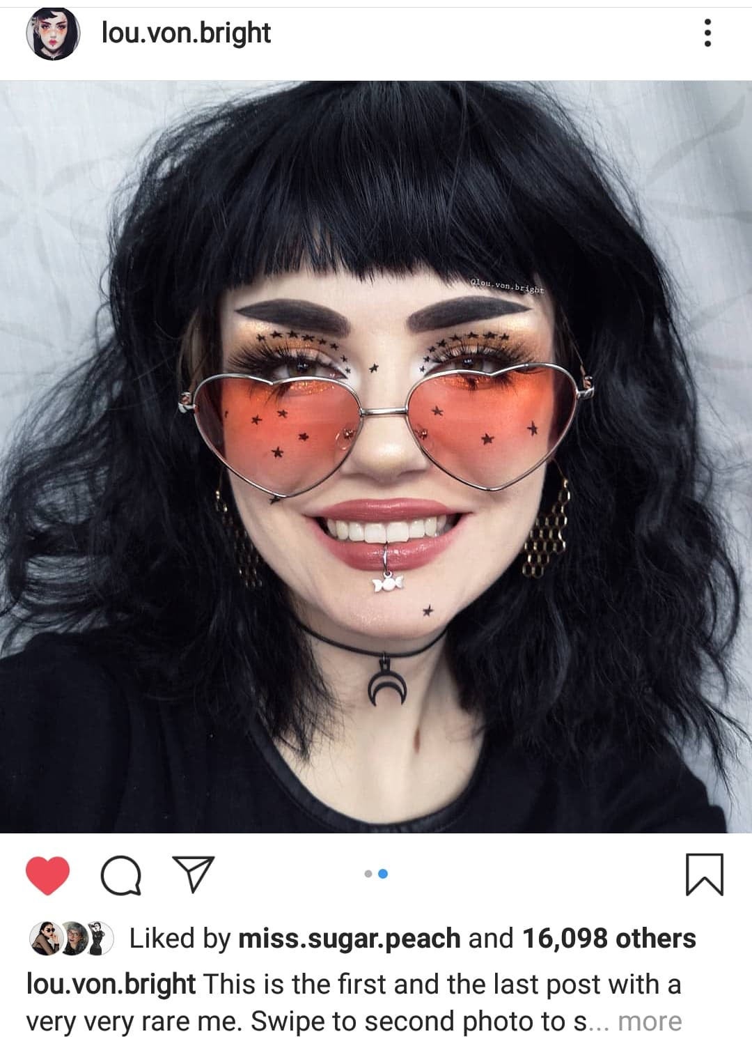 Moon Phase Dangling Lip Ring-Lip Ring-Inchoo Bijoux-Inchoo Bijoux