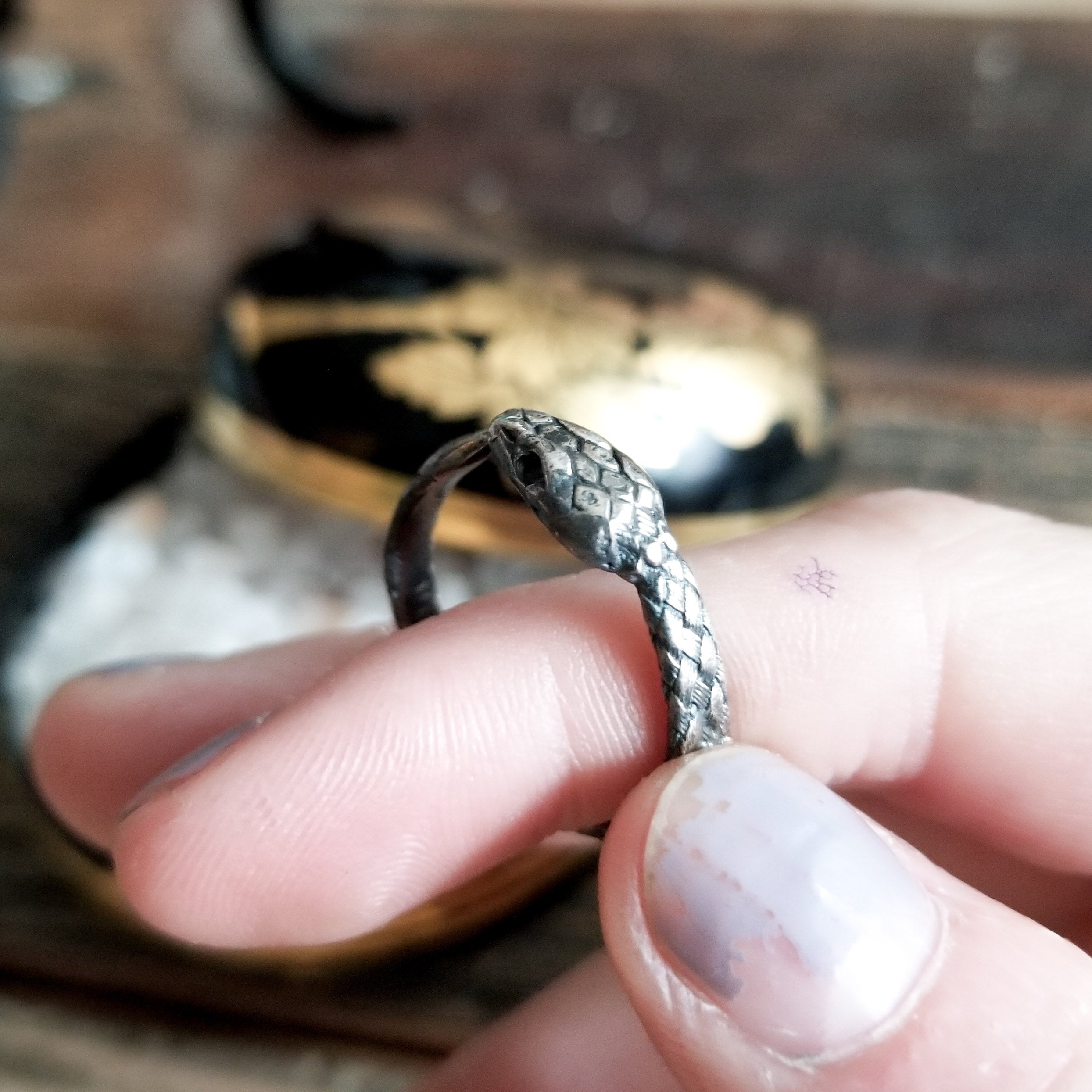 Ouroboros Snake Ring - Inchoo Bijoux