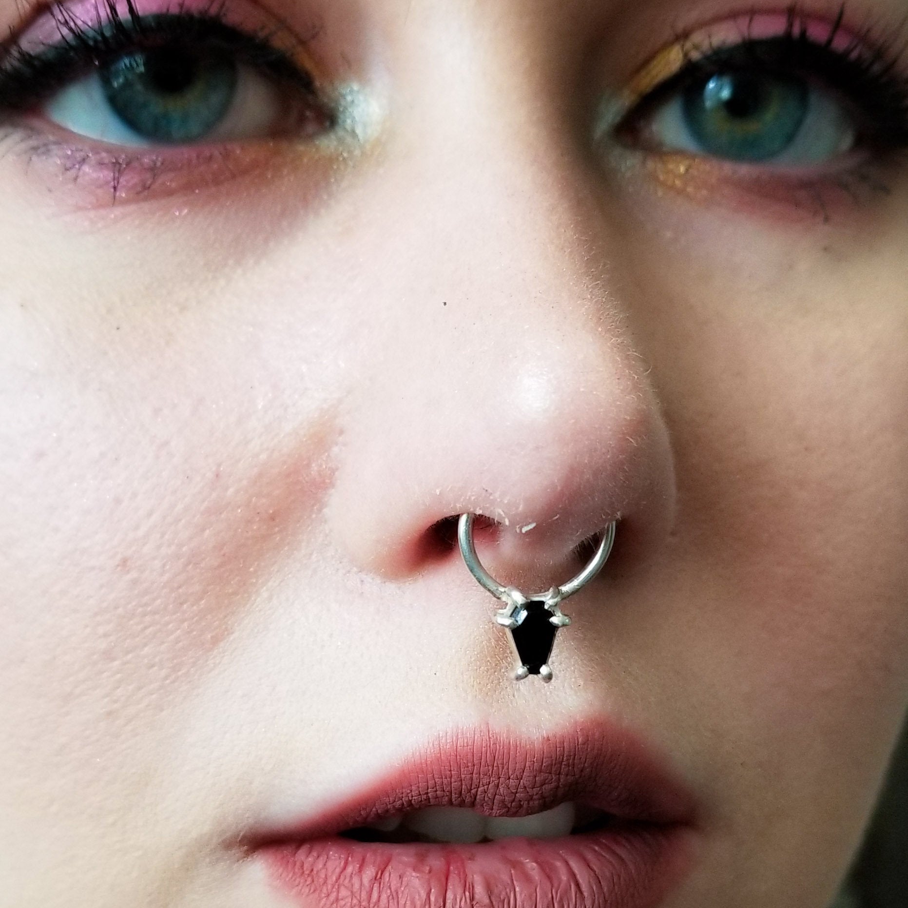Black Coffin Septum - Inchoo Bijoux