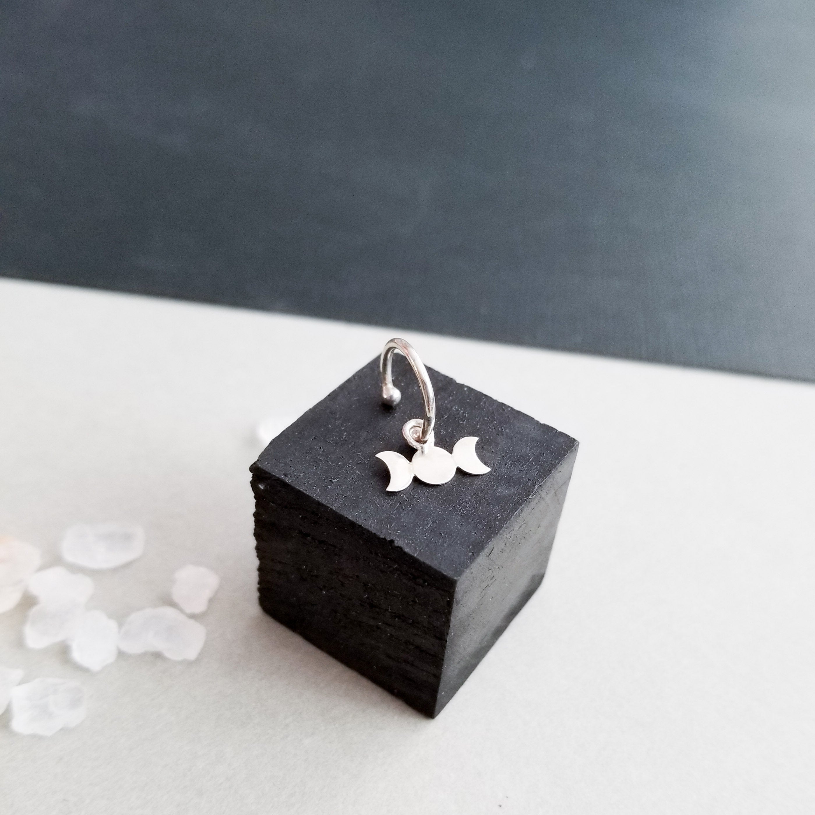 Moon Phase Dangling Lip Ring-Lip Ring-Inchoo Bijoux-Inchoo Bijoux