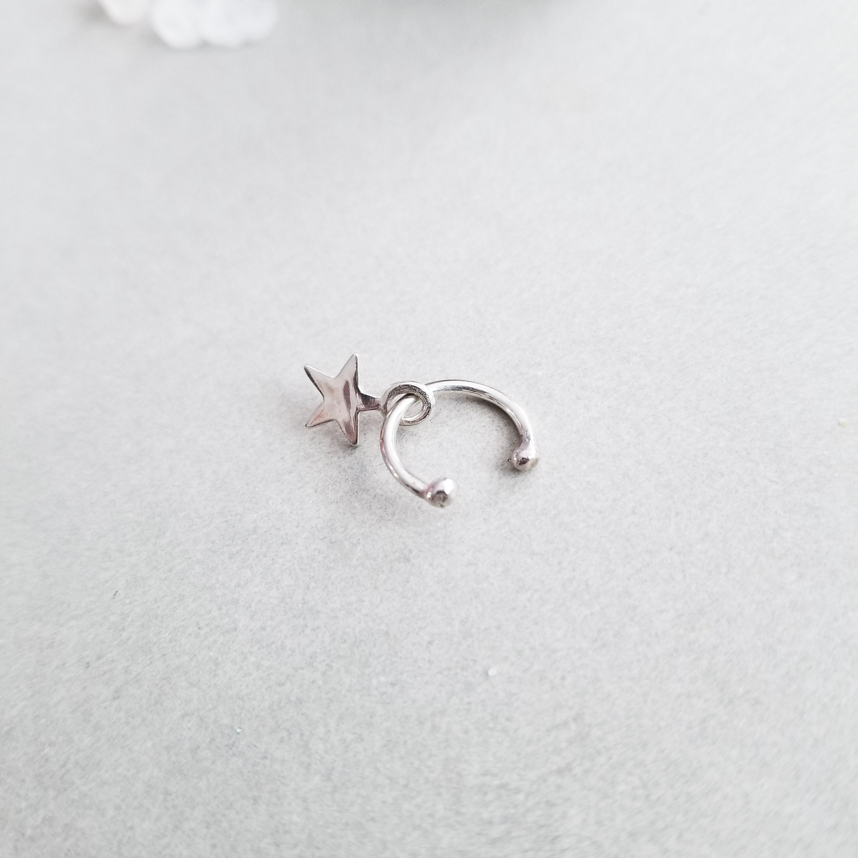 Star Lip Ring, Fake Lip Ring-Lip Ring-Inchoo Bijoux-Inchoo Bijoux