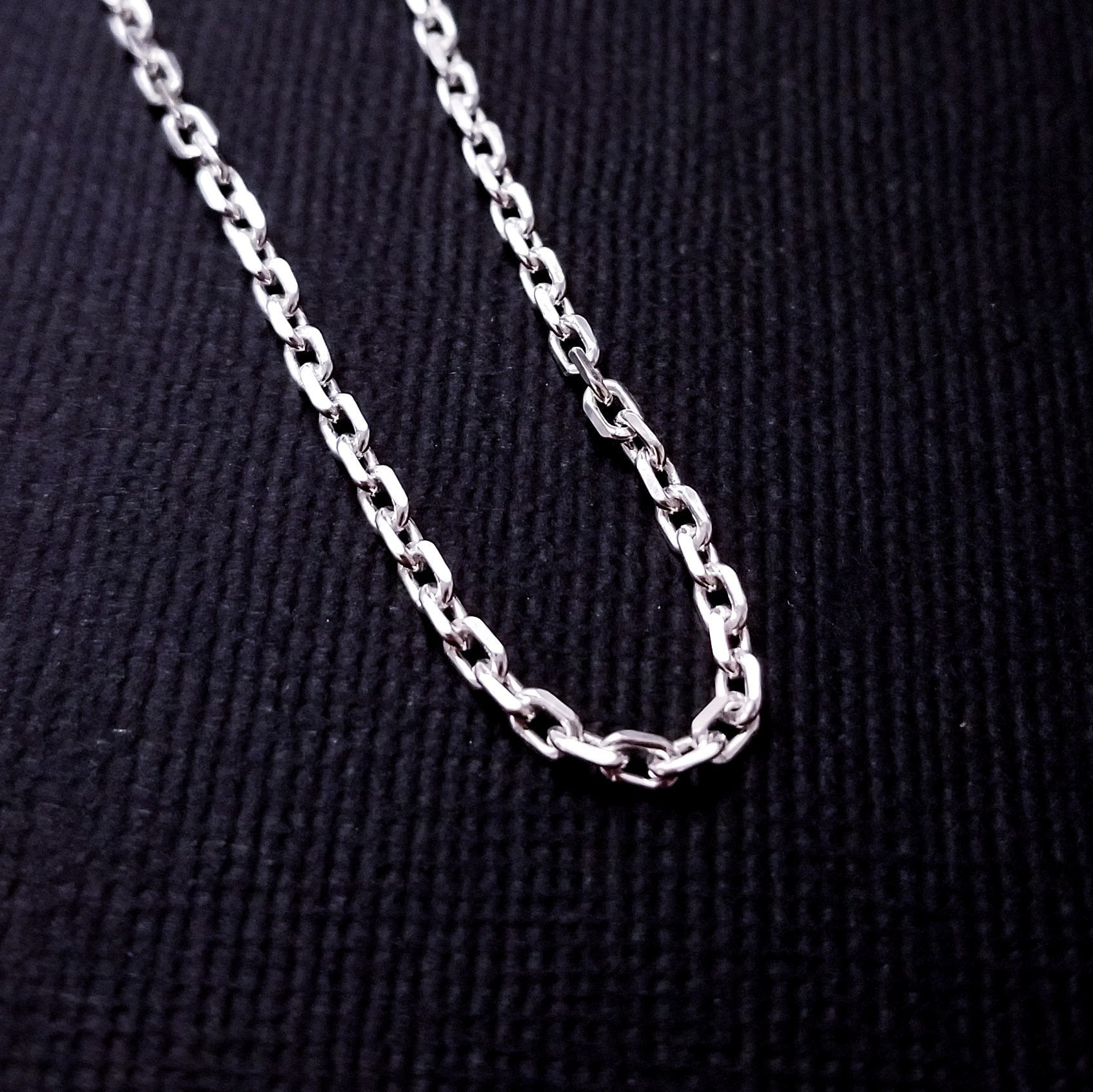 Sterling Silver 2.4 mm Cable Chain Style - Inchoo Bijoux