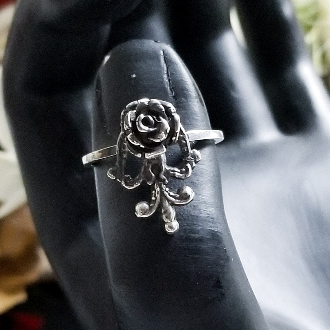 Victorian Rose and Lace Ring-Ring-Inchoo Bijoux-Inchoo Bijoux