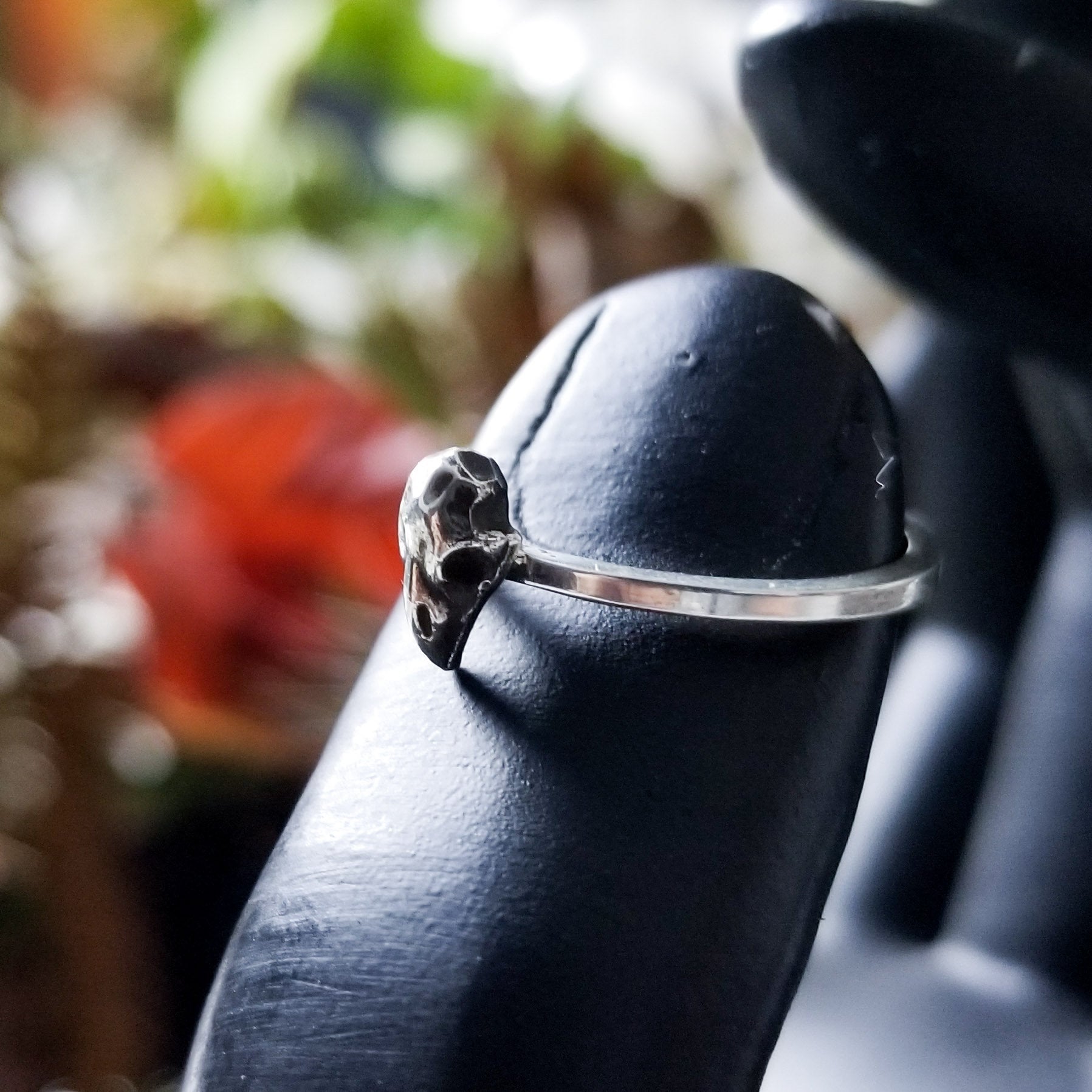 Tiny Bird Skull Ring - Inchoo Bijoux