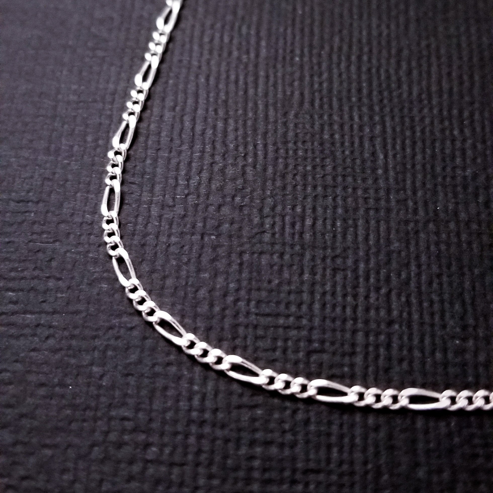 Sterling Silver Figaro 1,8mm Chain - Inchoo Bijoux
