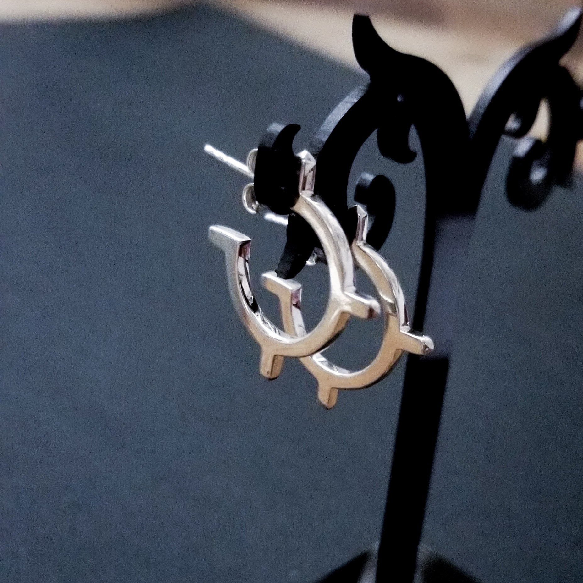 Small Celestial Hoop Earrings - Inchoo Bijoux