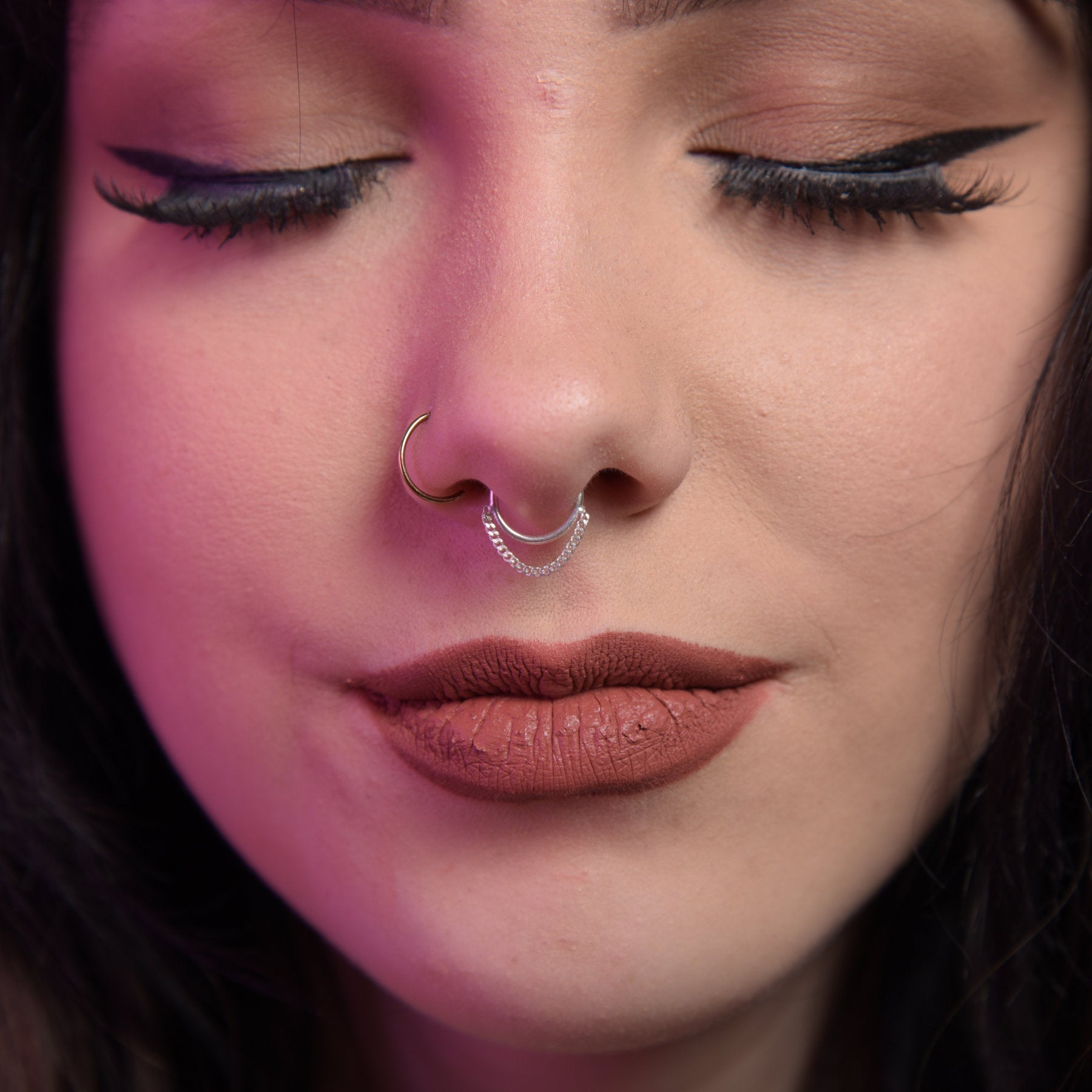 Minimal Chain Septum - Inchoo Bijoux